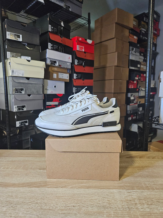 Size 9.5 - PUMA Future Rider Twofold White Black
