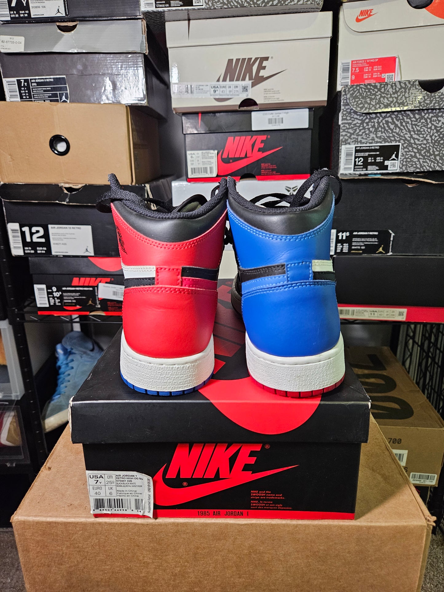 Size 7 - AJ 1 Retro High OG Top 3 2016