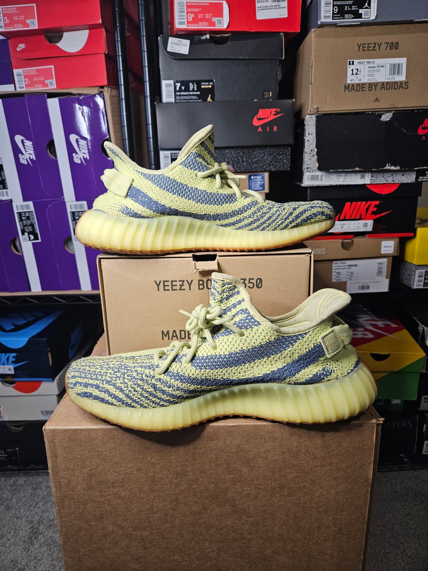 Size 11 - YZY Boost 350 V2 Low Semi Frozen Yellow