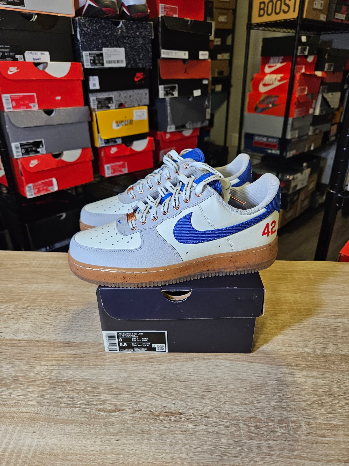 Size 8 - AF1 Low Jackie Robinson
