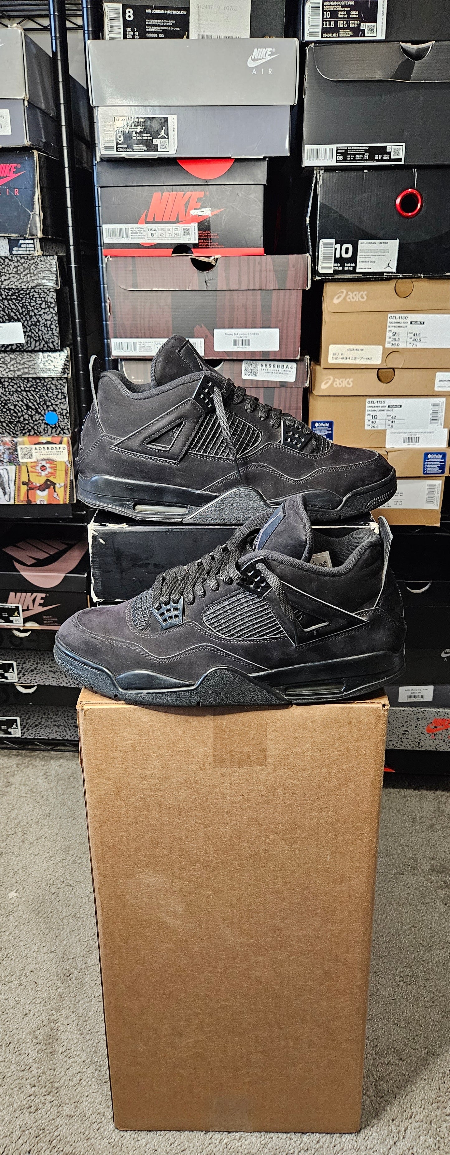 Size 13 - AJ 4 Retro Mid Black Cat