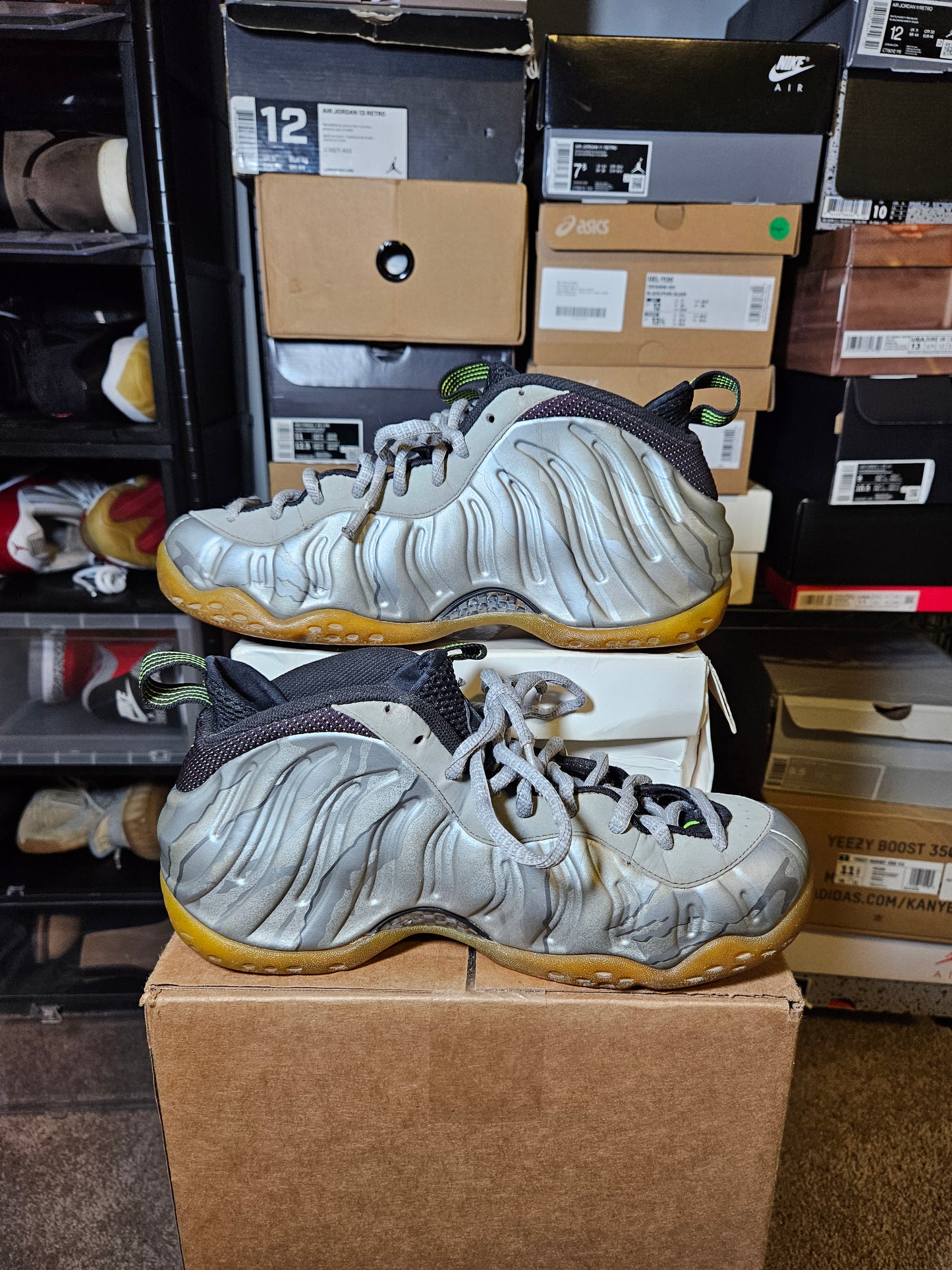 Size 9 - Air Foamposite One Prm Metallic Camo