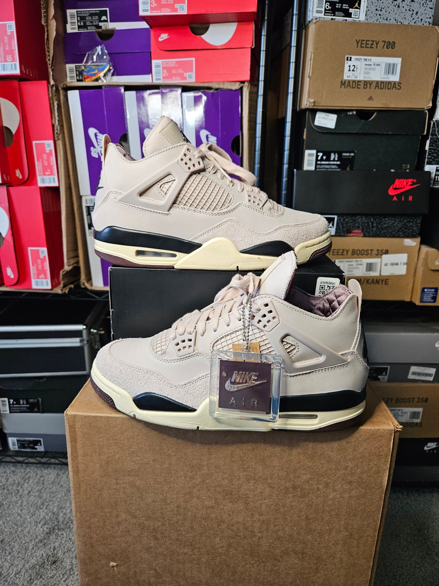 Size 10.5W/9M - A Ma Maniére x Air Jordan 4 Retro While You Were Sleeping