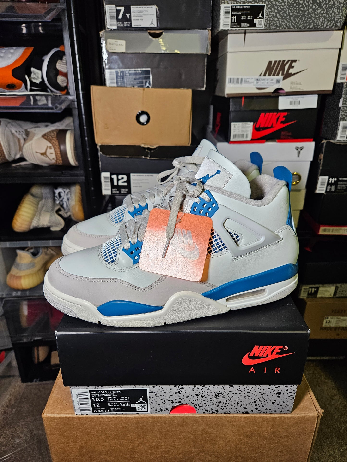 Size 10.5 - AJ 4 Retro 2024 Military Blue