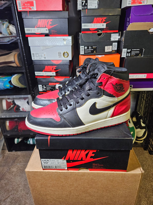 Size 10.5 - AJ 1 Retro OG High Bred Toe