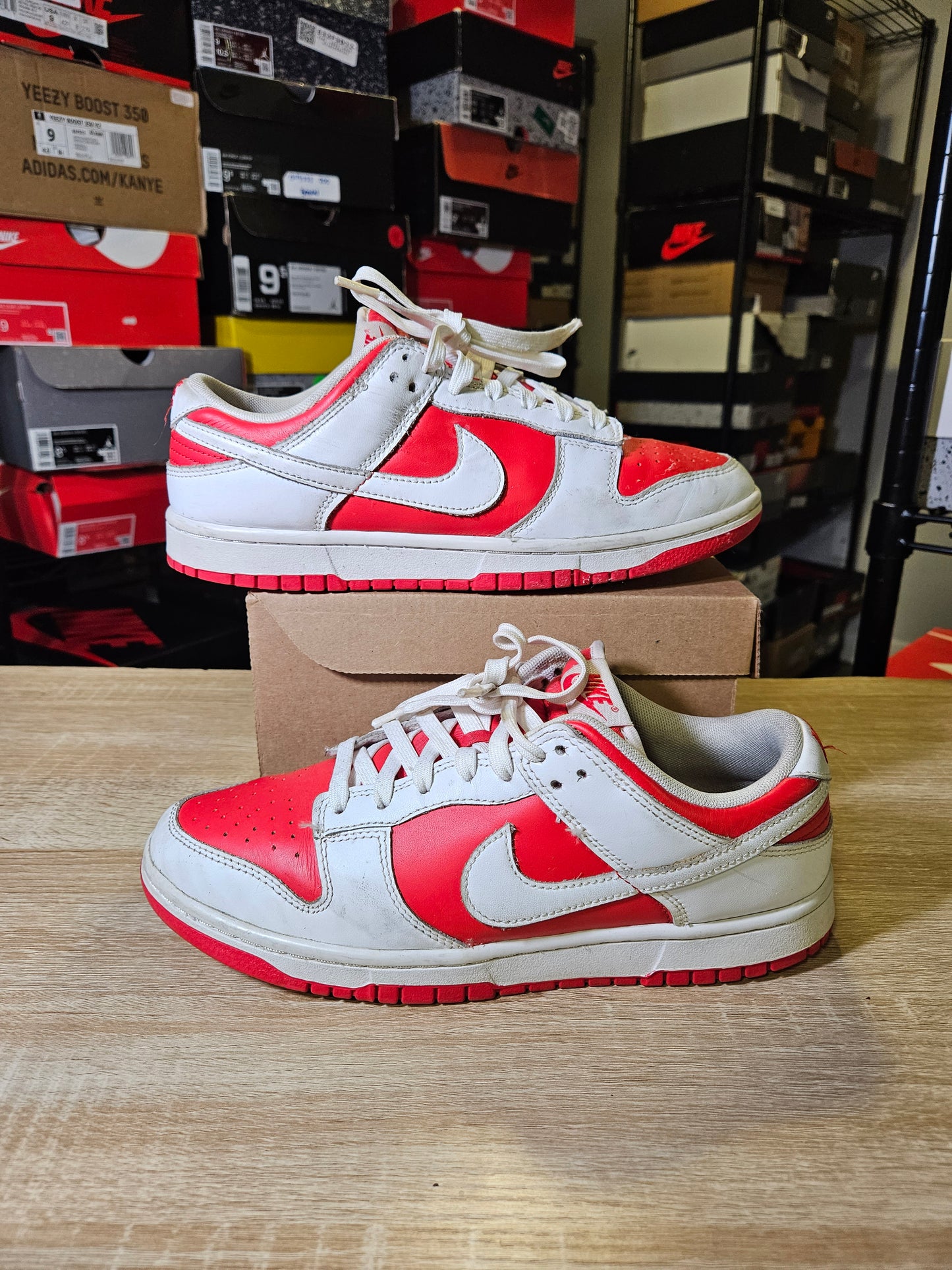 Size 8.5 - Dunk Low Championship Red