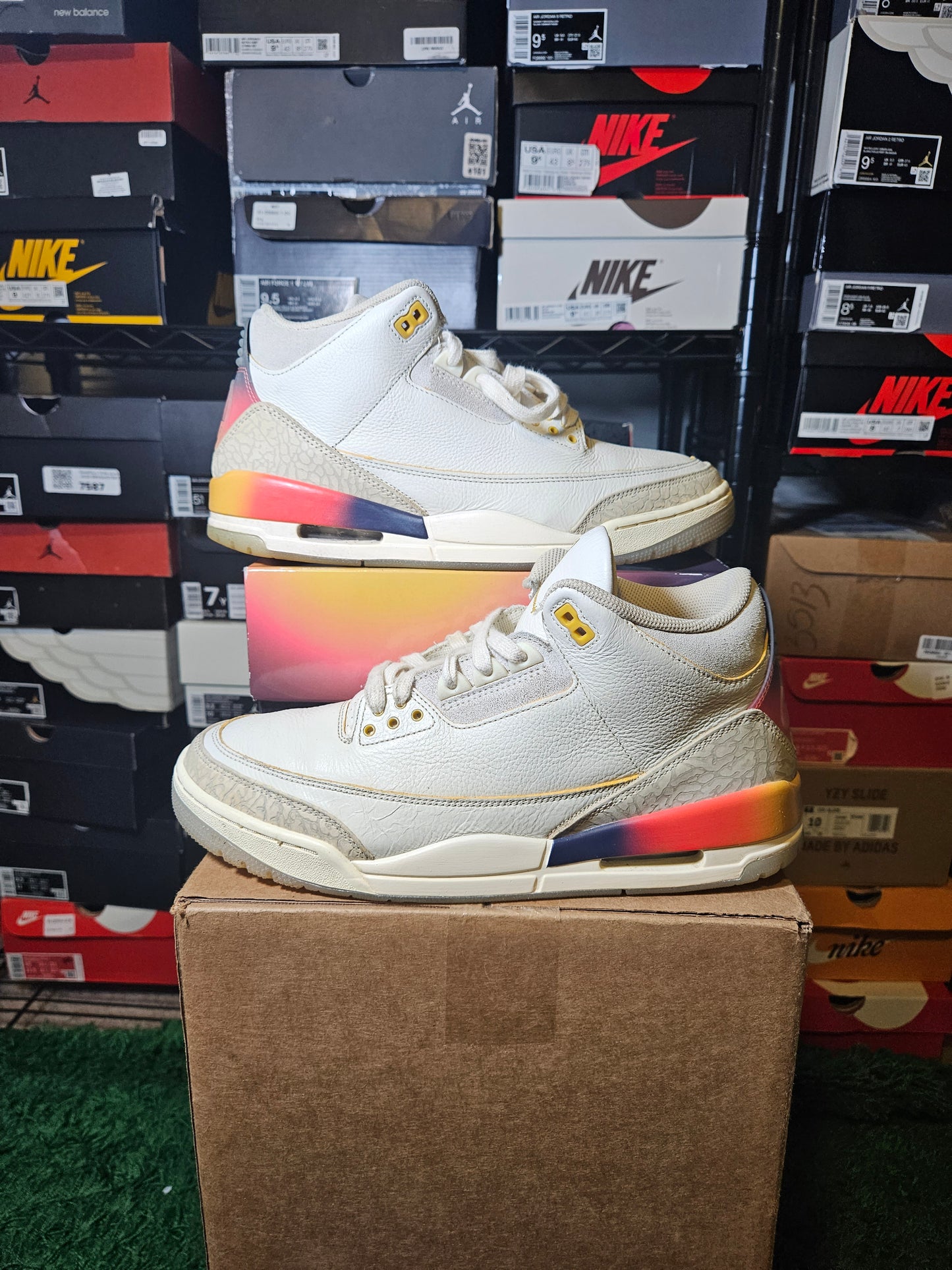 Size 11 - AJ 3 Retro x J. Balvin Mid Medellin Sunset