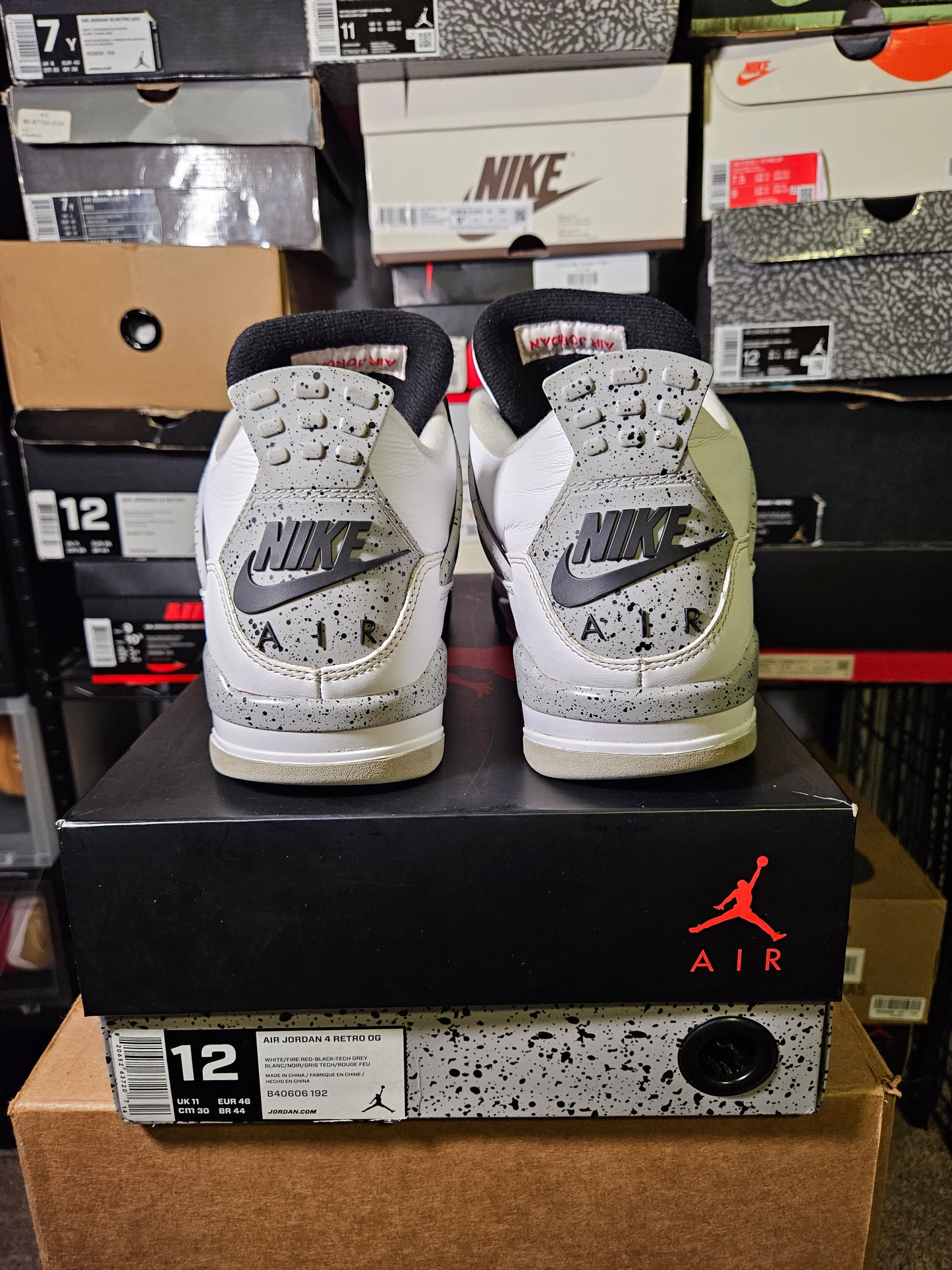 Size 12 - AJ 4 Retro Cement 2012