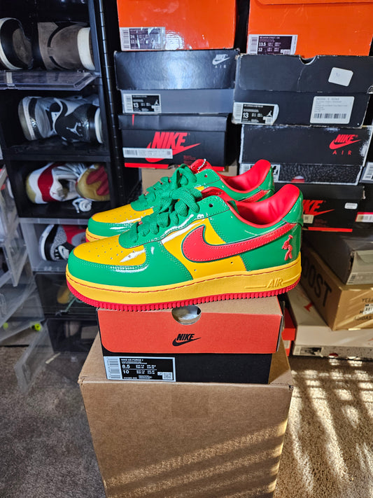 Size 8.5 - Lil Yachty x AF1 Low Concrete Boys - Lucky Green