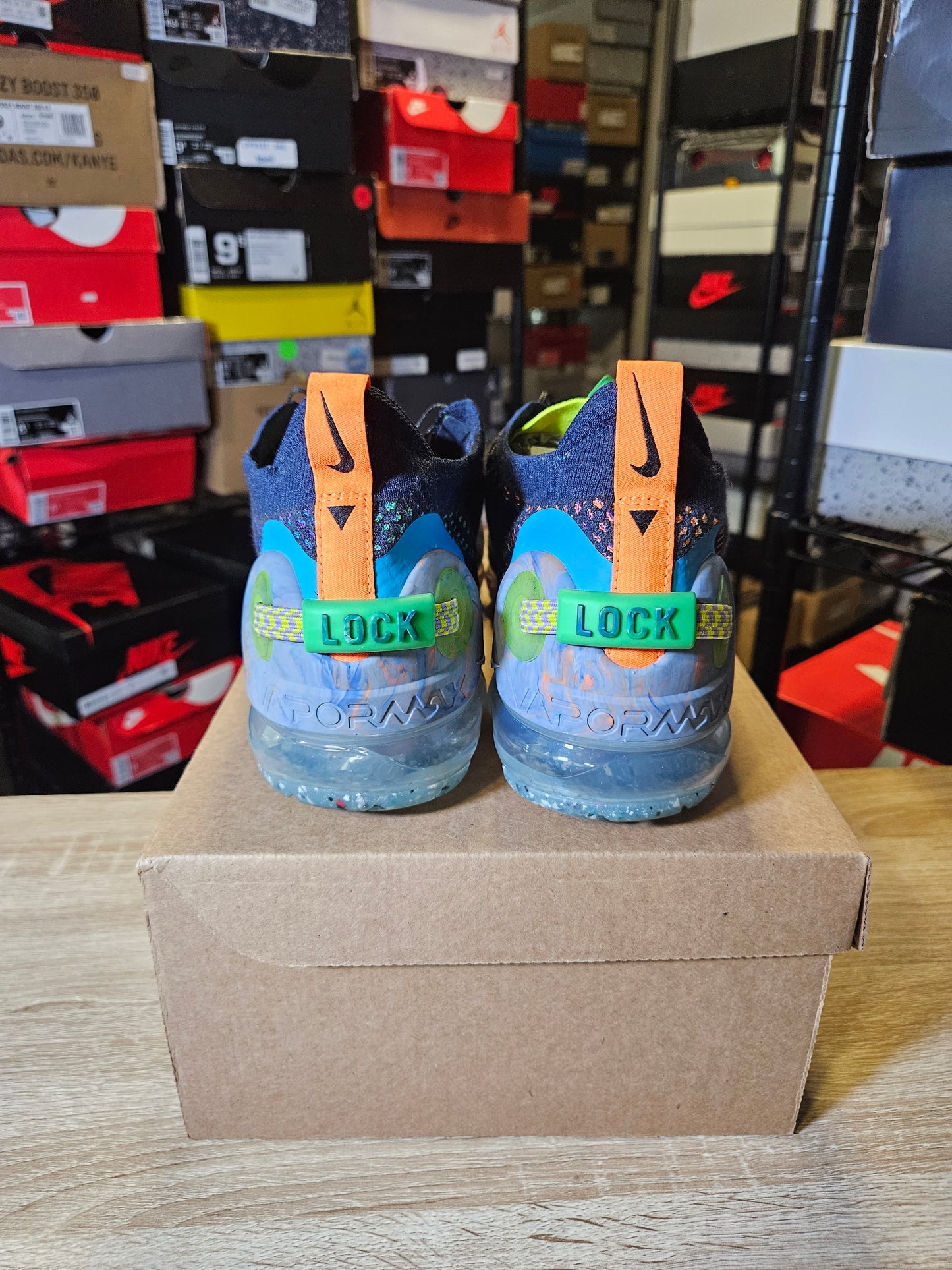 Size 10.5 - Air VaporMax 2020 Flyknit Deep Royal Blue Multi