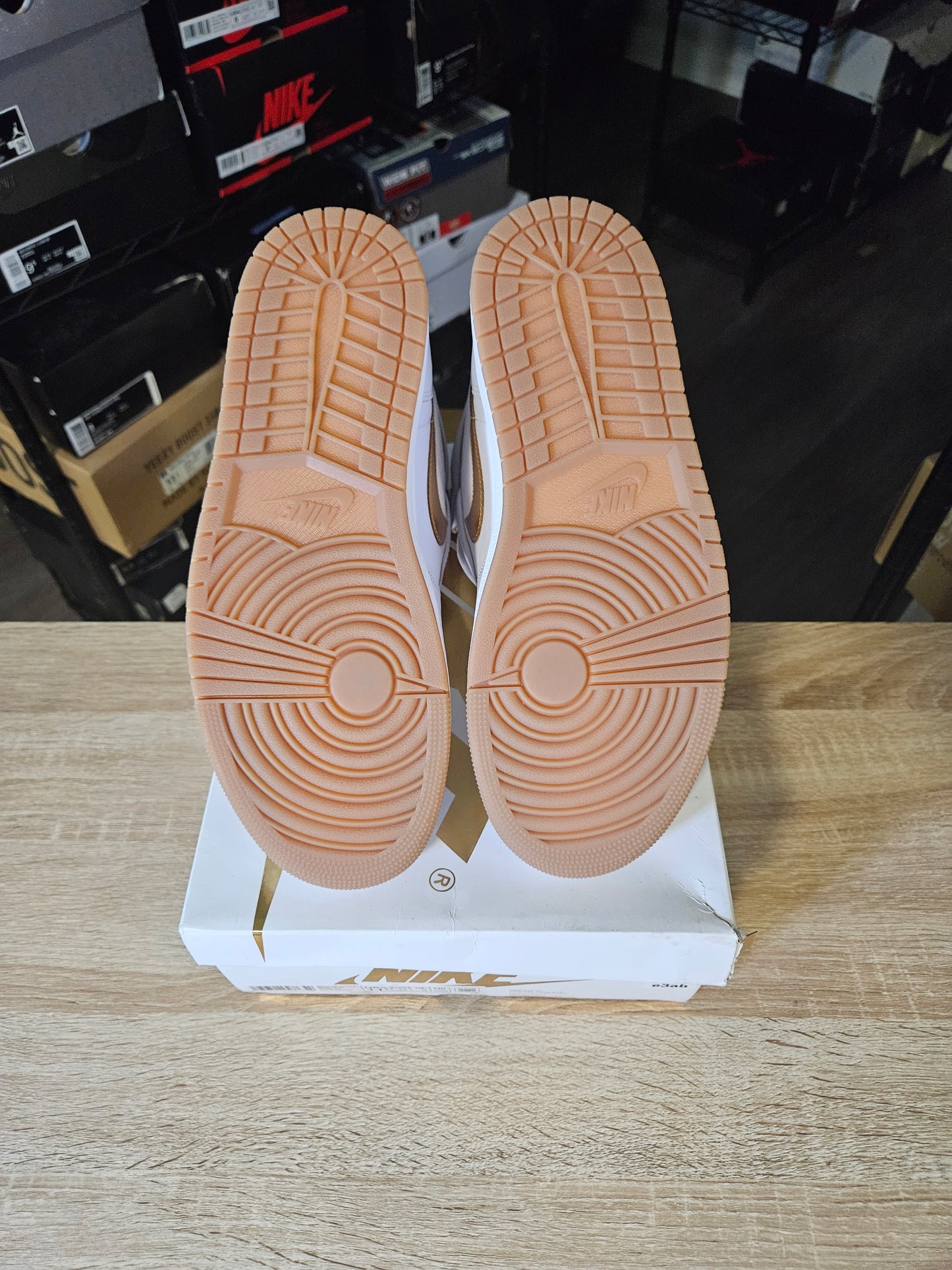 Size 10 - Air Jordan 1 Retro OG High Metallic Gold