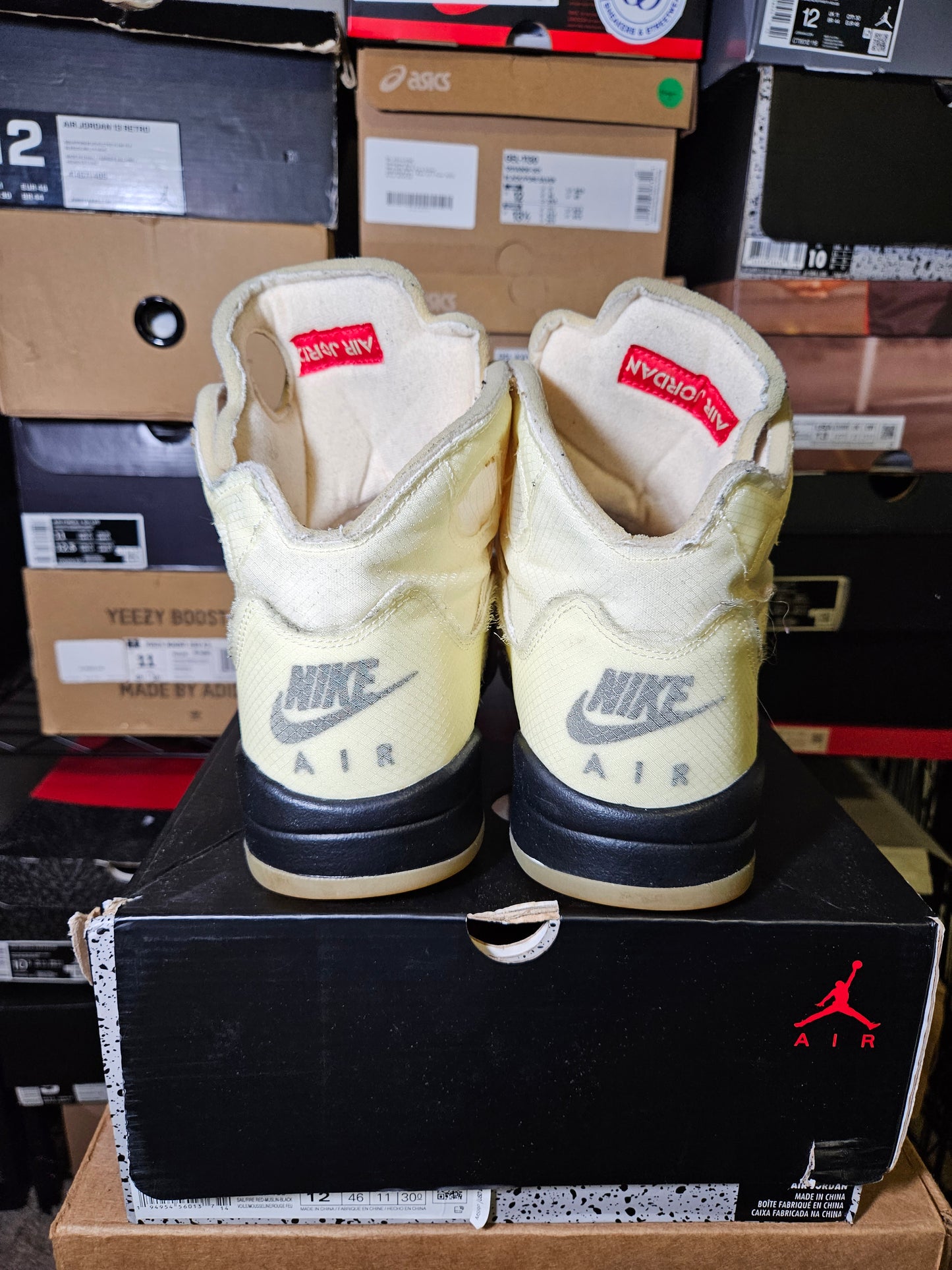 Size 12 - AJ 5 Off White Sail
