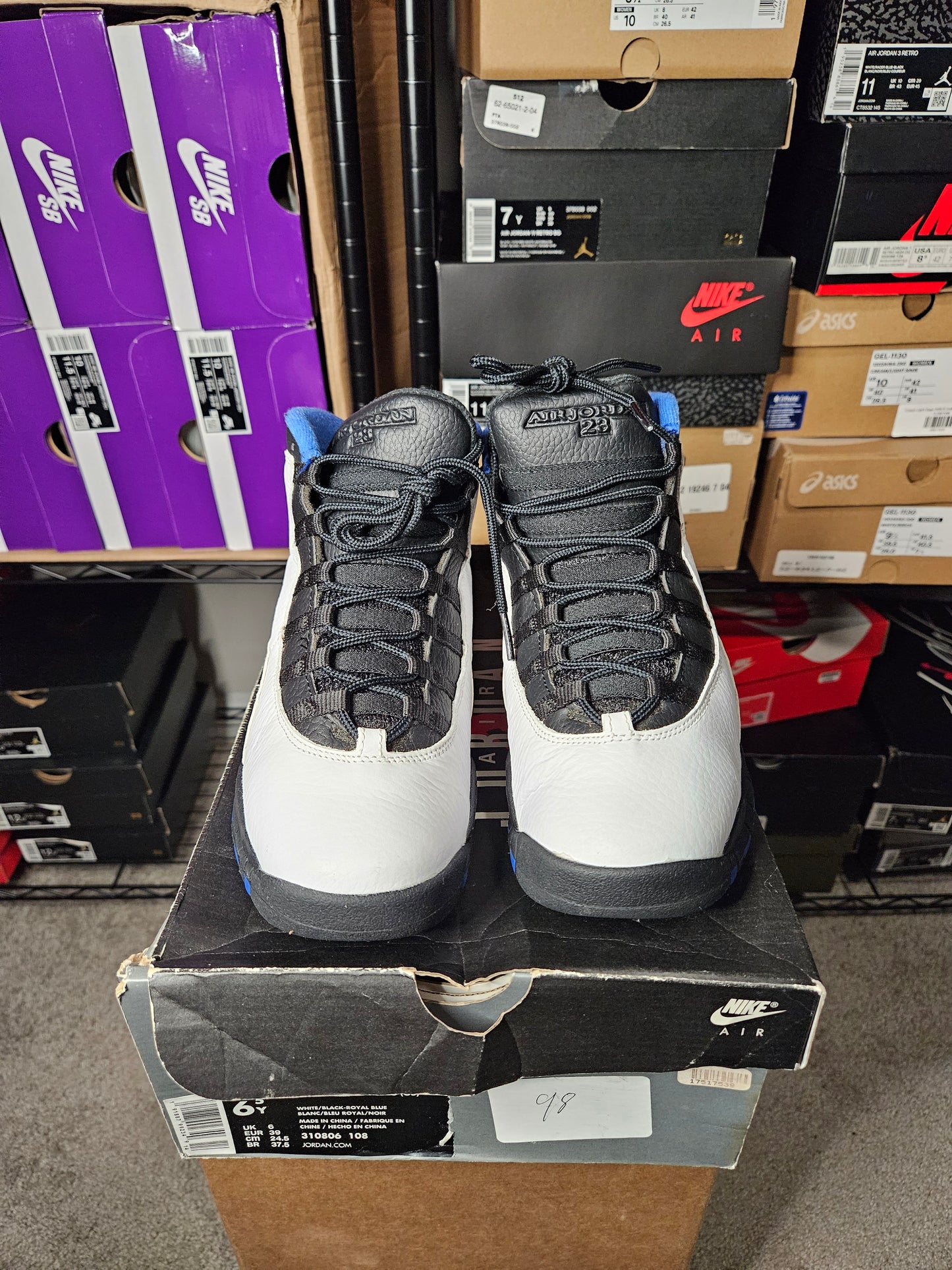 Size 6.5 - AJ 10 Retro 2018 Orlando