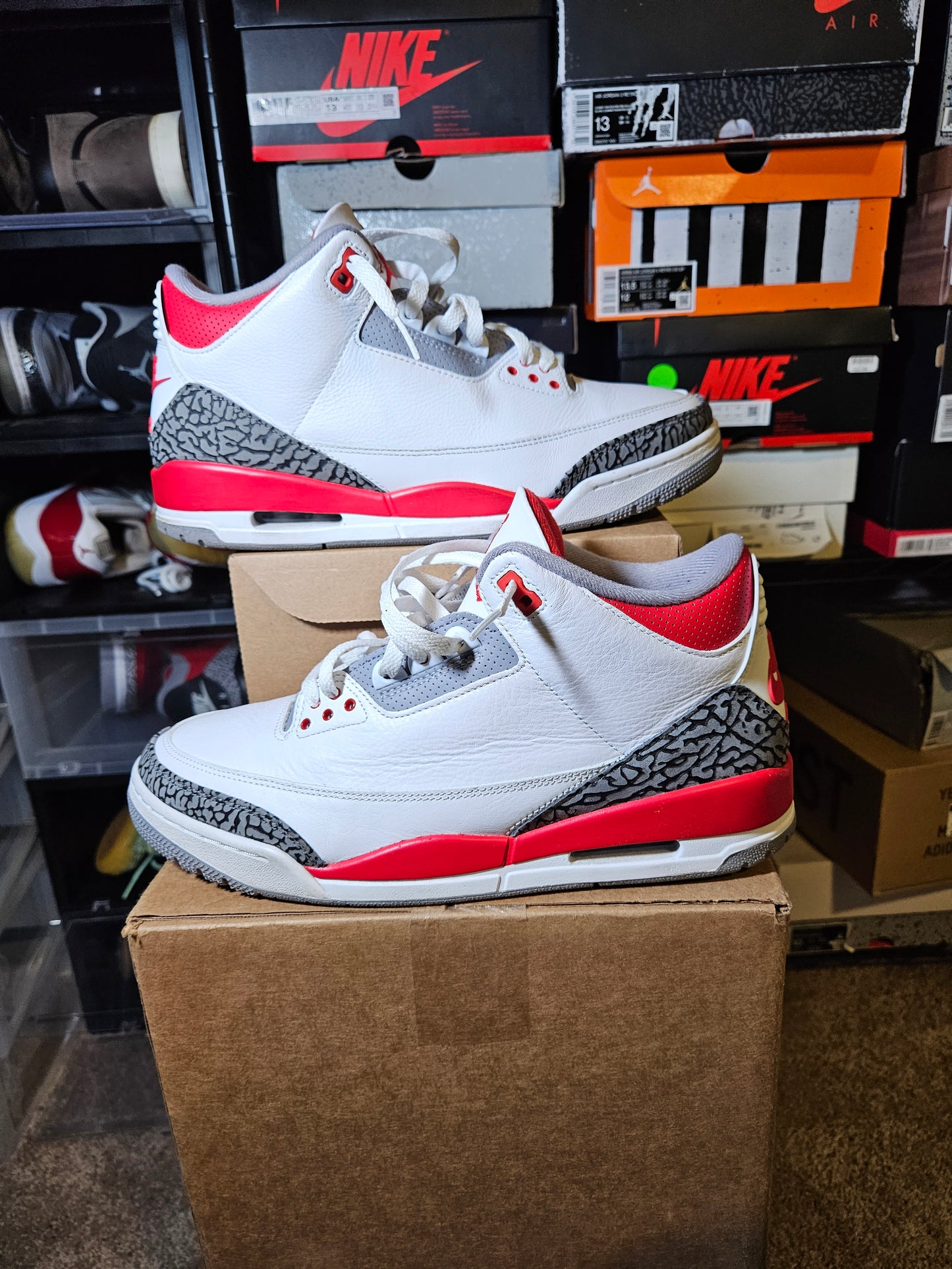 Size 11.5 - AJ 3 Retro Mid Fire Red
