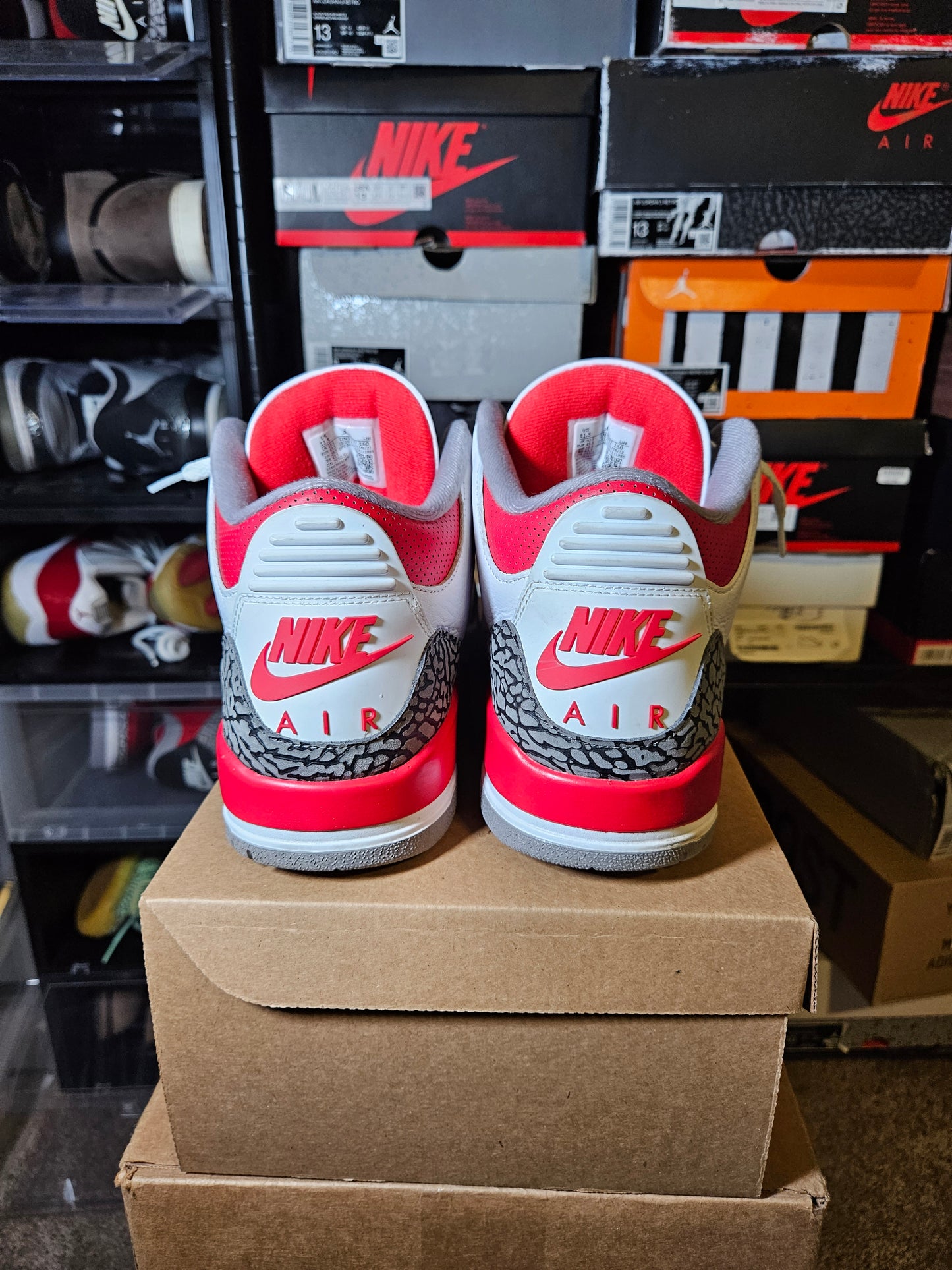 Size 11.5 - AJ 3 Retro Mid Fire Red