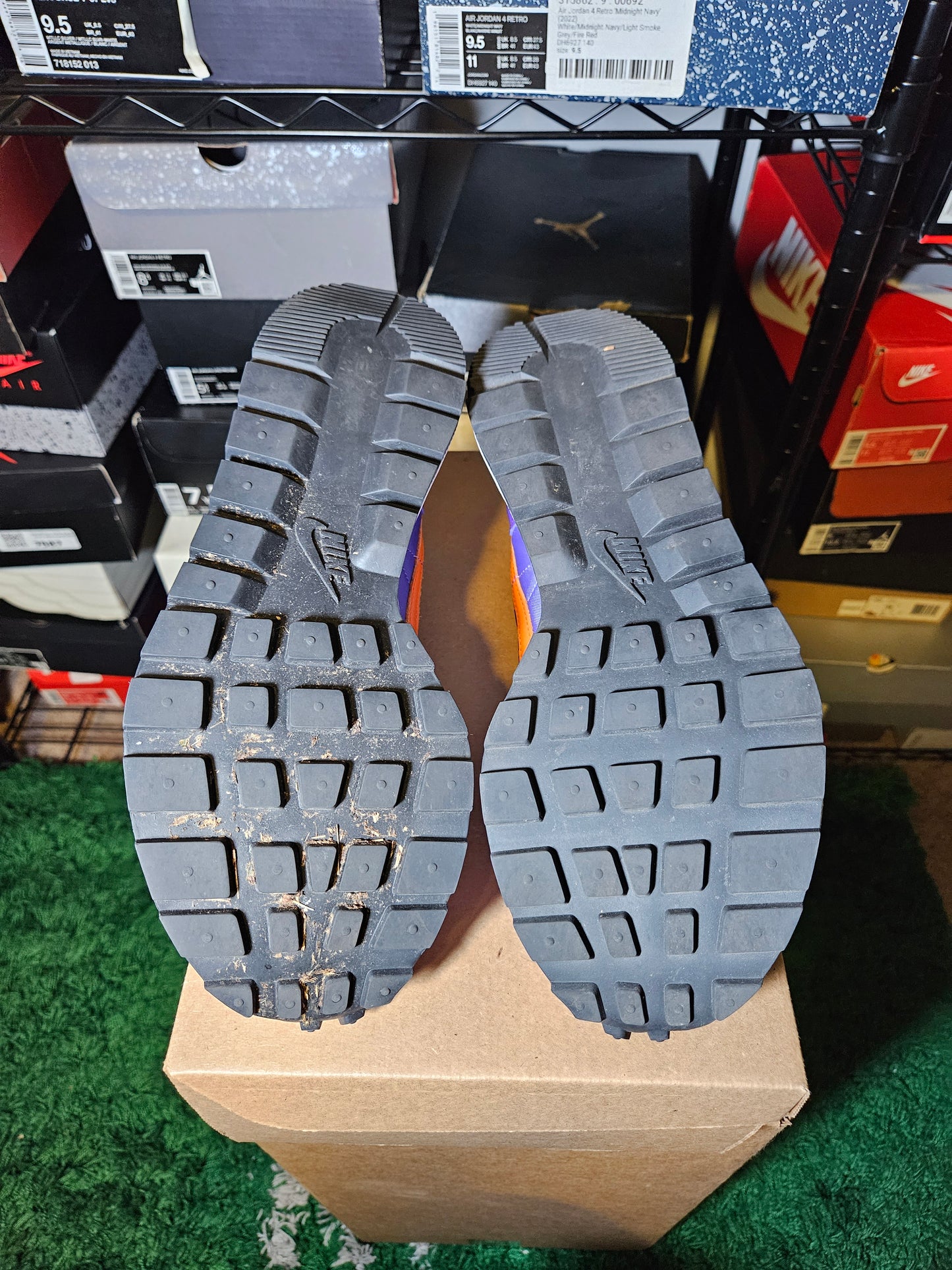 Size 9 - Sacai x VaporWaffle Dark Iris