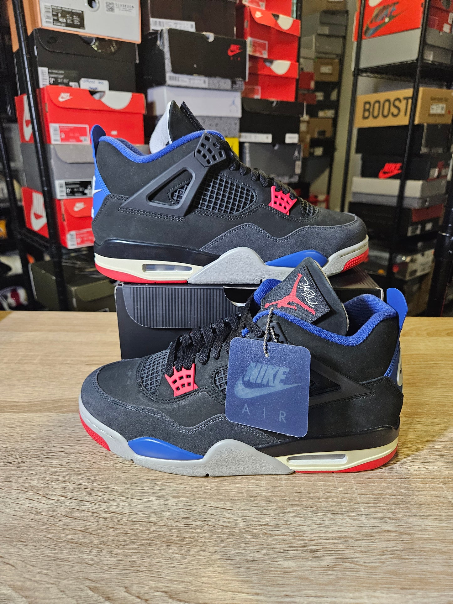 Size 10 - AJ 4 Retro Rare Air - White Lettering