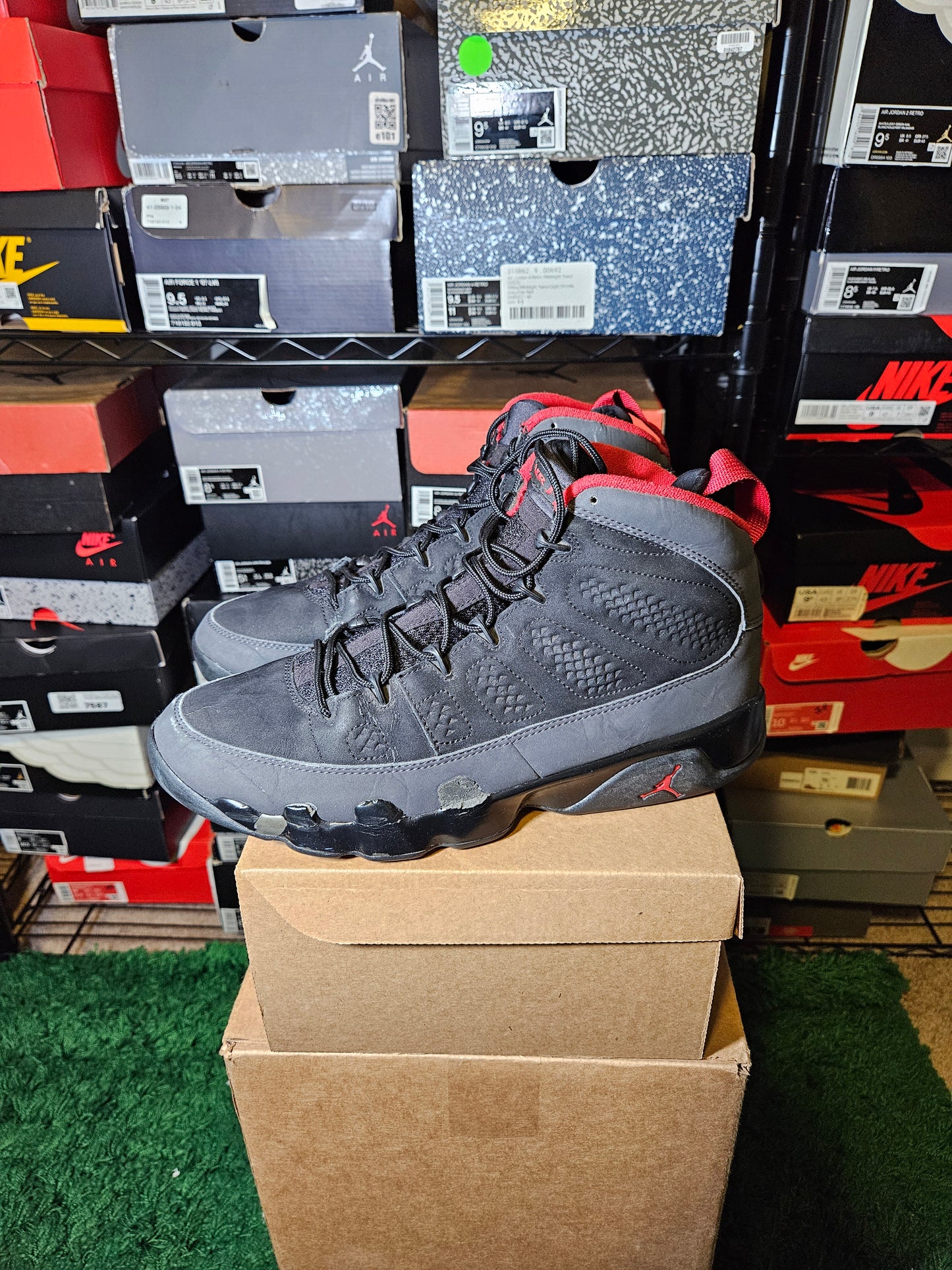 Size 11 - AJ 9 Retro 2010 Charcoal