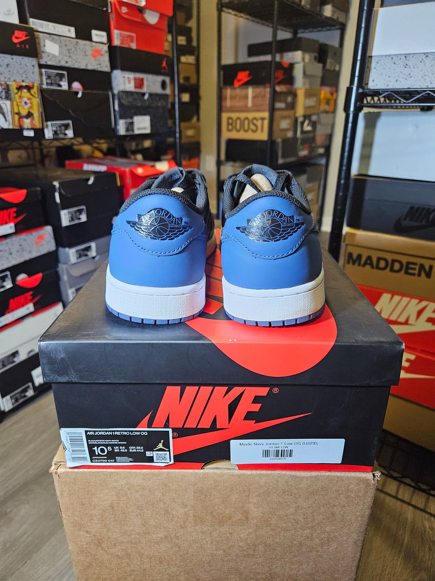 Size 10.5 - AJ 1 Low OG Mystic Navy