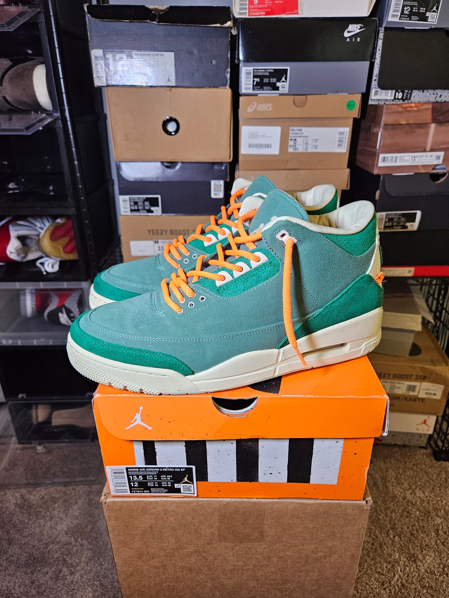 Size 13.5W/12M - Nina Chanel Abney x AJ 3 Retro SP Bicoastal