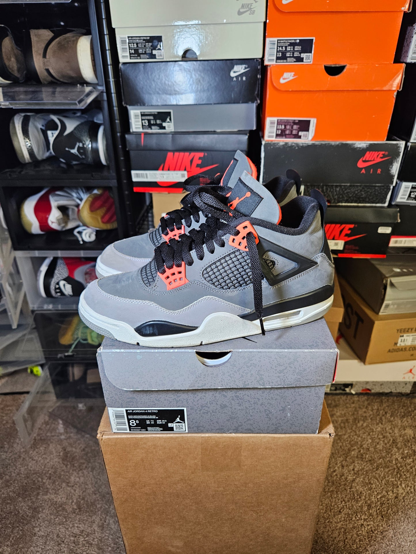 Size 8.5 - AJ 4 Retro Mid Infrared