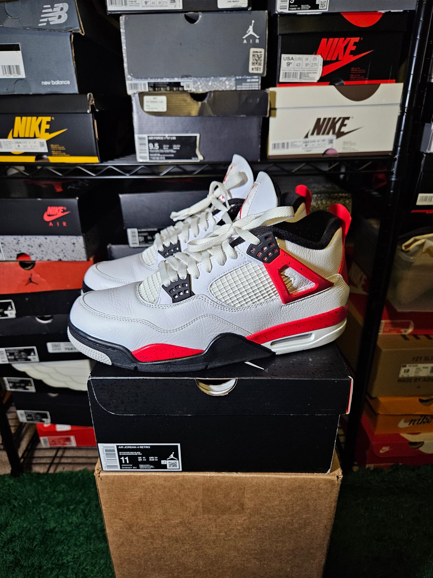 Size 11 - AJ 4 Retro Mid Red Cement