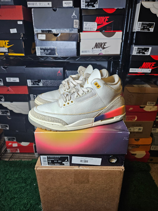 Size 11 - AJ 3 Retro x J. Balvin Mid Medellin Sunset