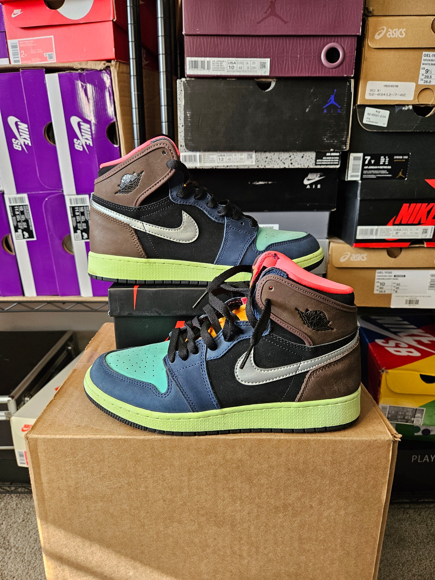 Size 7 - AJ 1 Retro High Tokyo Bio Hack