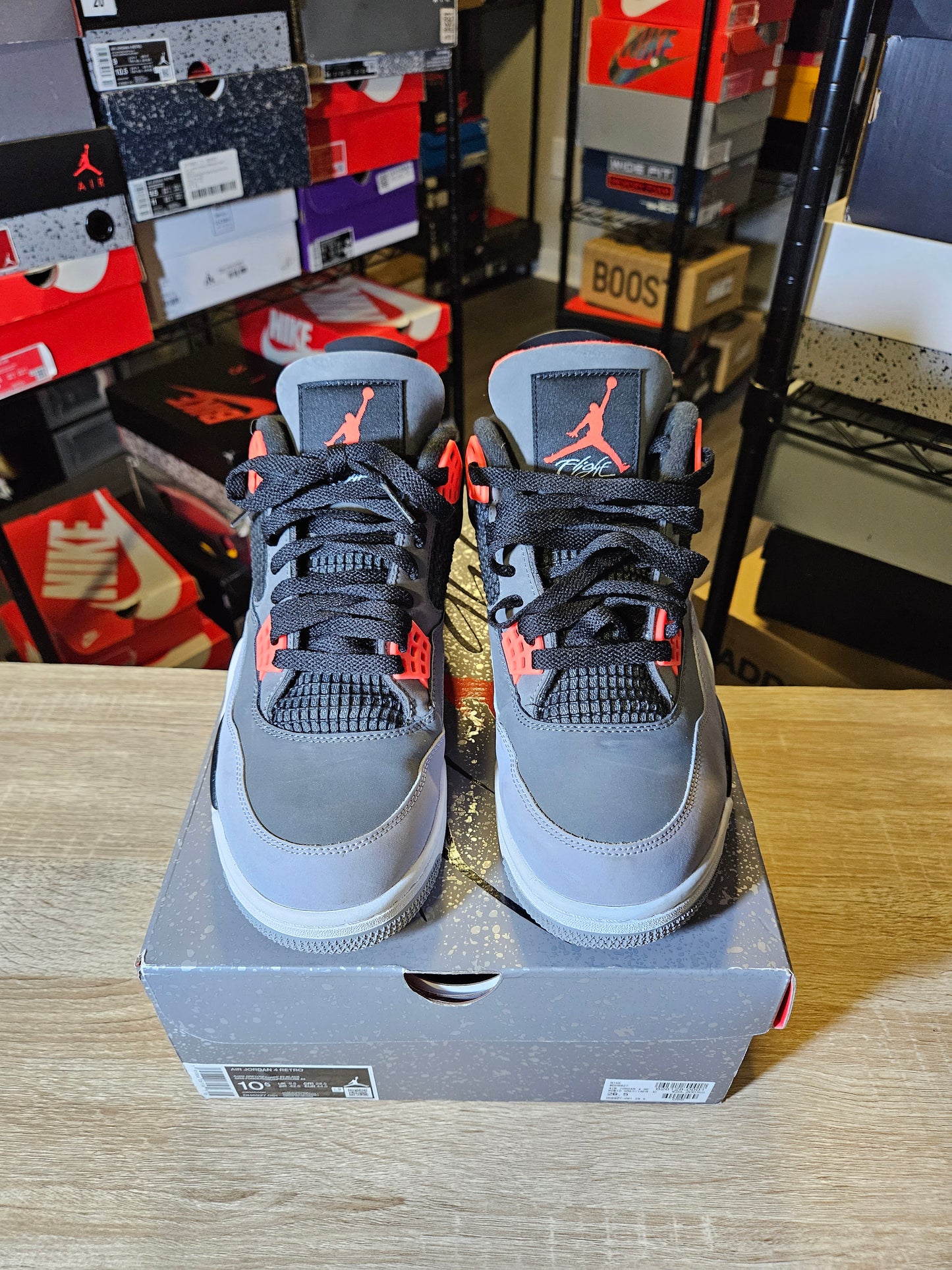 Size 10.5 - AJ 4 Retro Mid Infrared