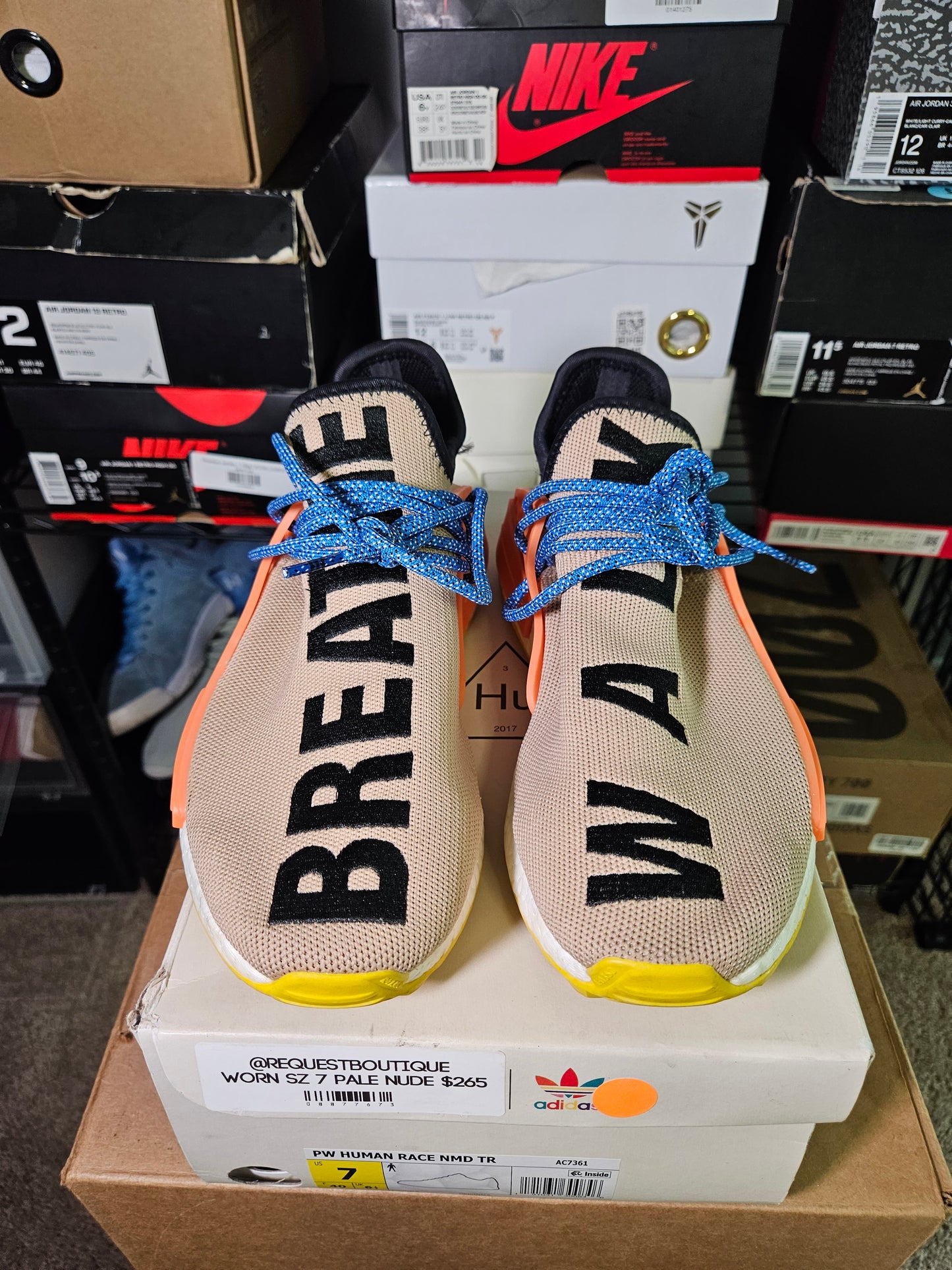 Size 7 - Pharrell x NMD Trail Human Race