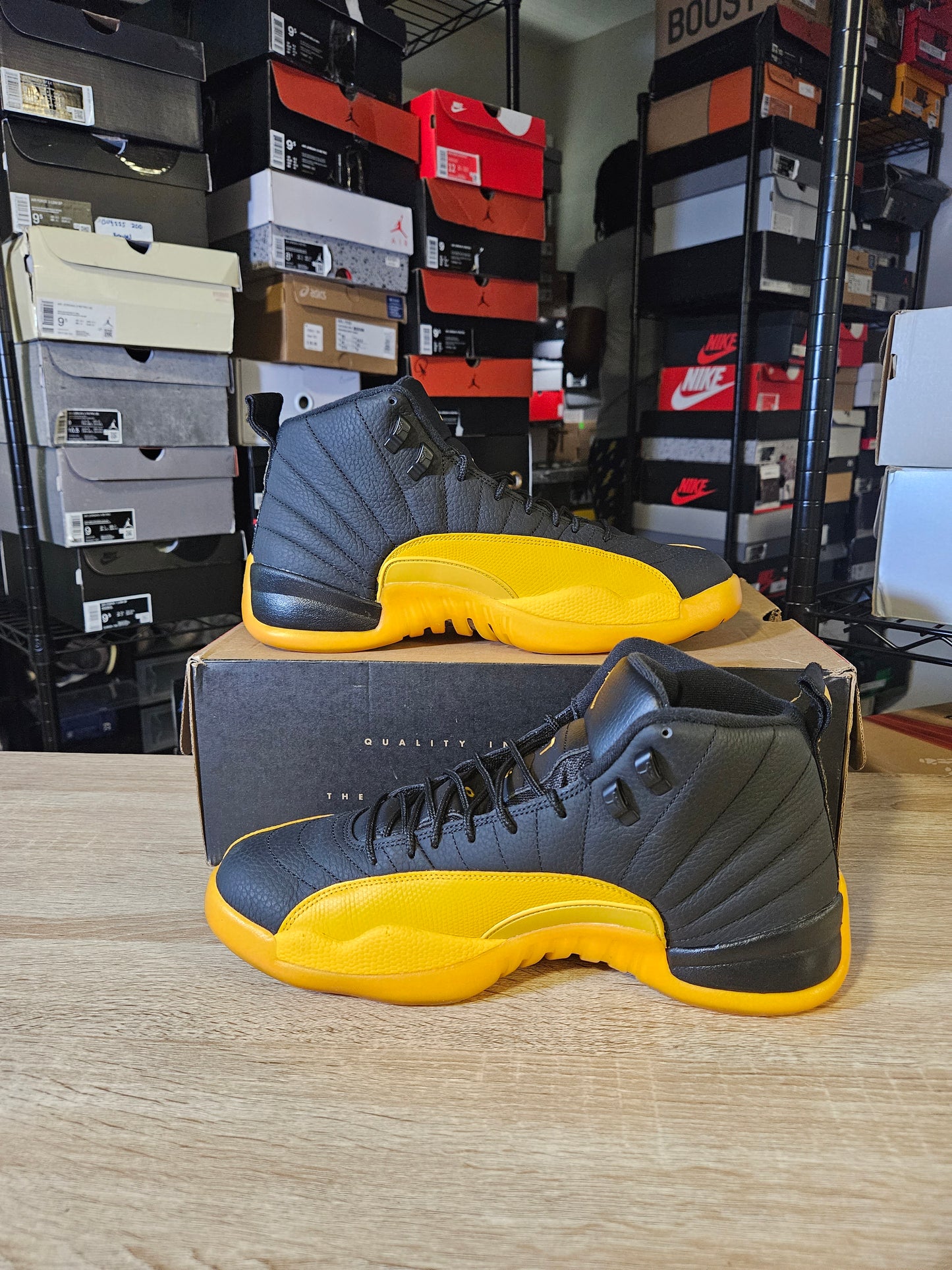 Size 13 - Jordan 12 Retro University Gold 2020