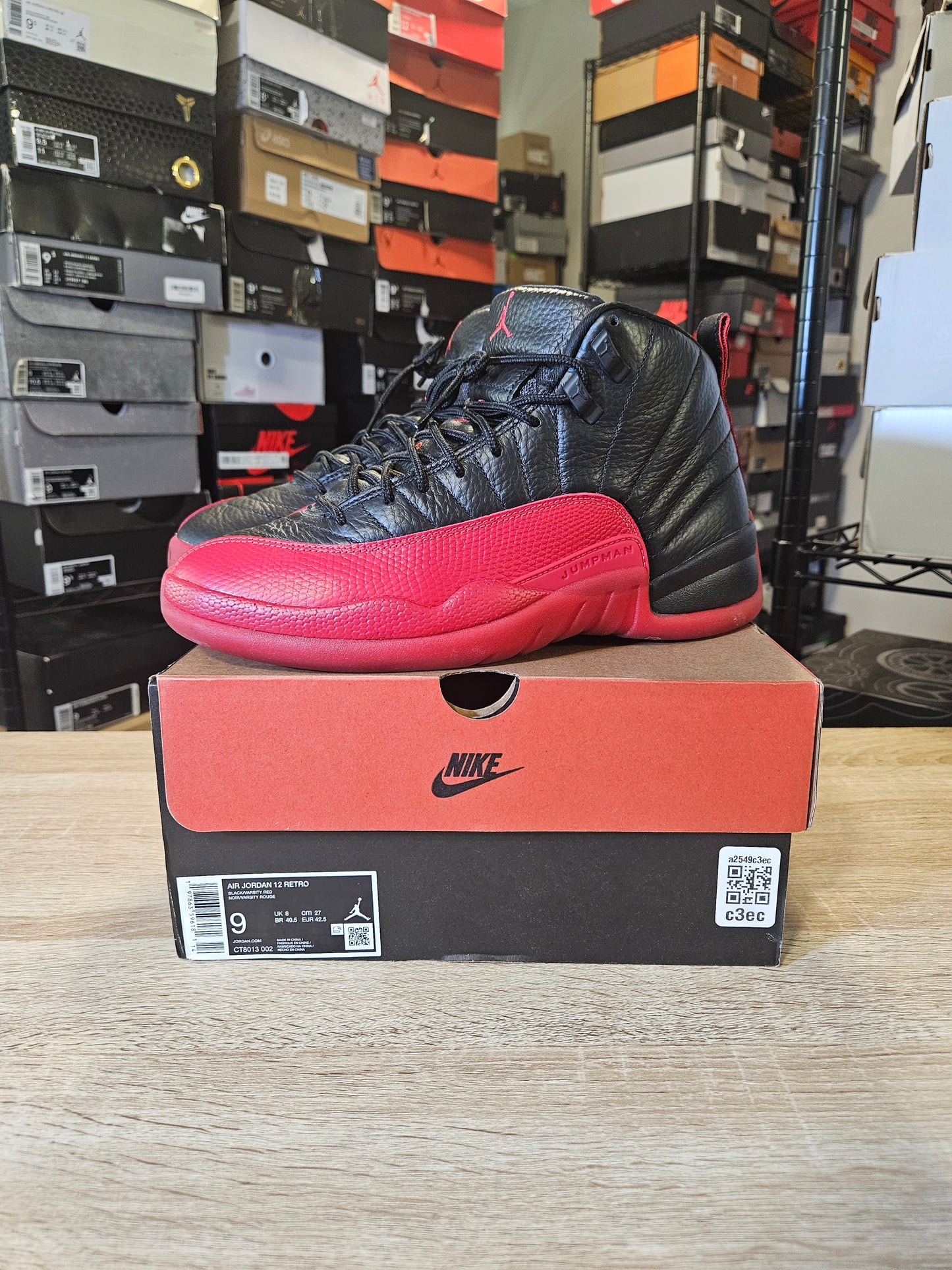 Size 9 - AJ 12 Retro 2025 Flu Game