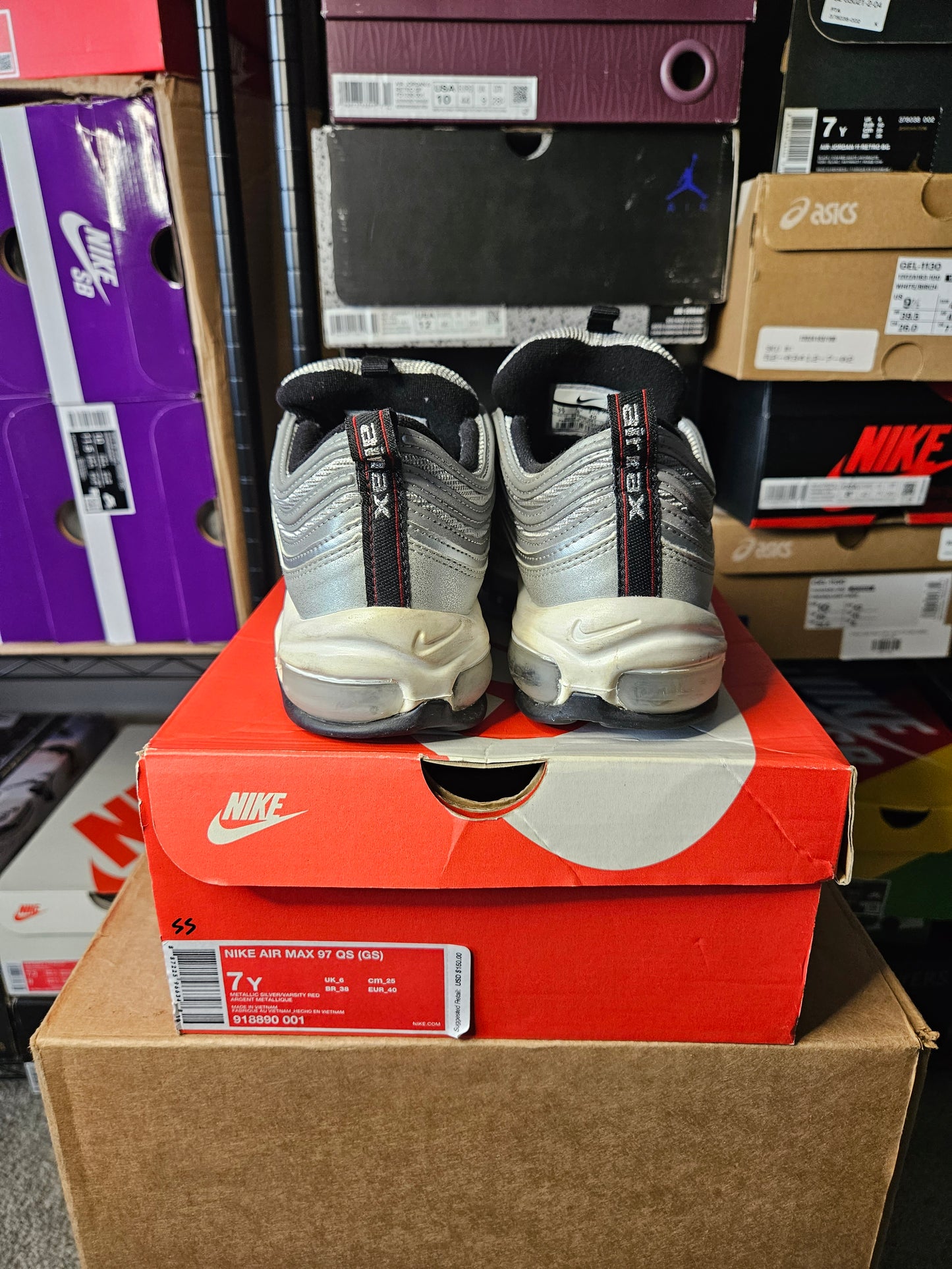Size 7 - Nike Air Max 97 QS Silver Bullet