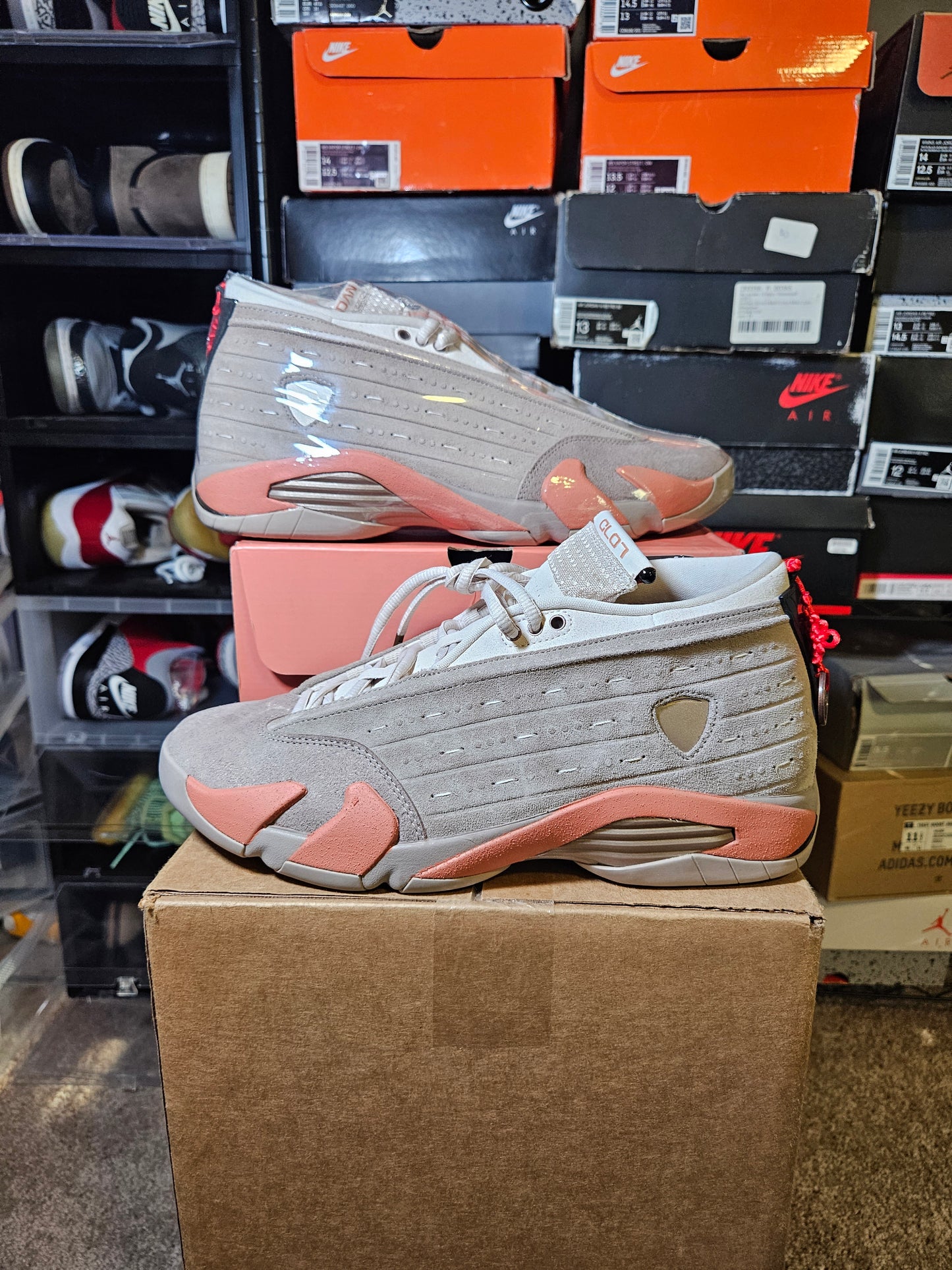 Size 10.5 - CLOT x AJ 14 Retro Low Terracotta