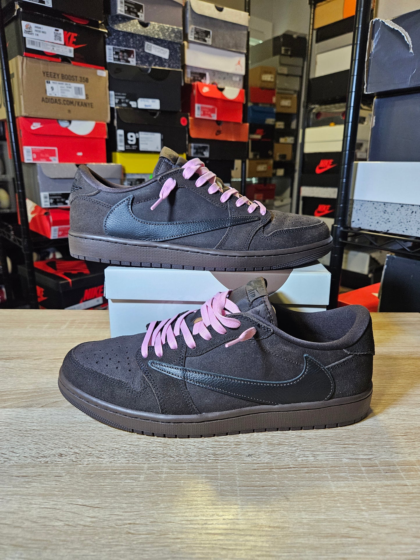 Size 12 - Travis Scott AJ 1 Retro OG SP Low Velvet Brown
