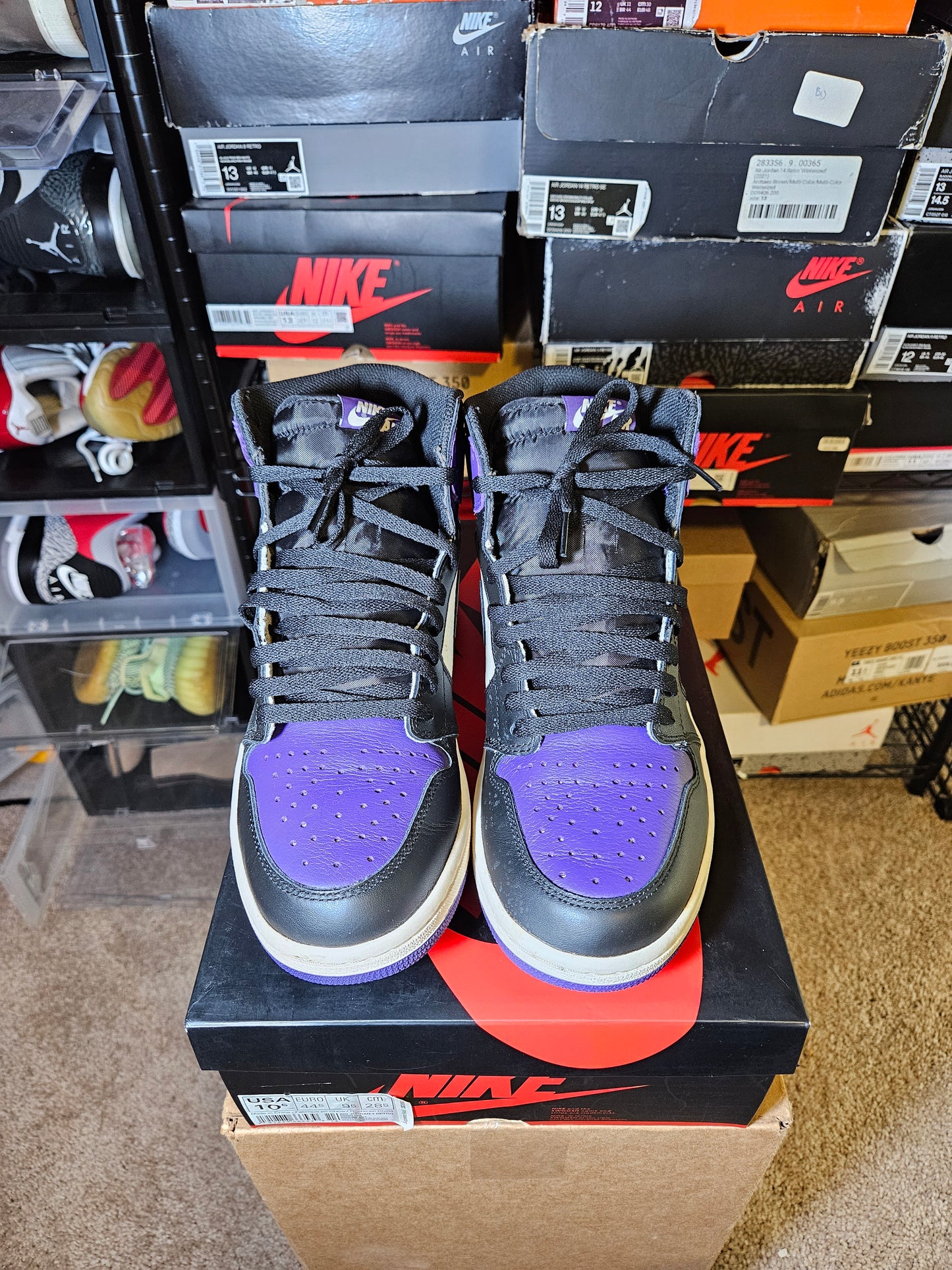 Size 10.5 - AJ 1 Retro OG High Court Purple