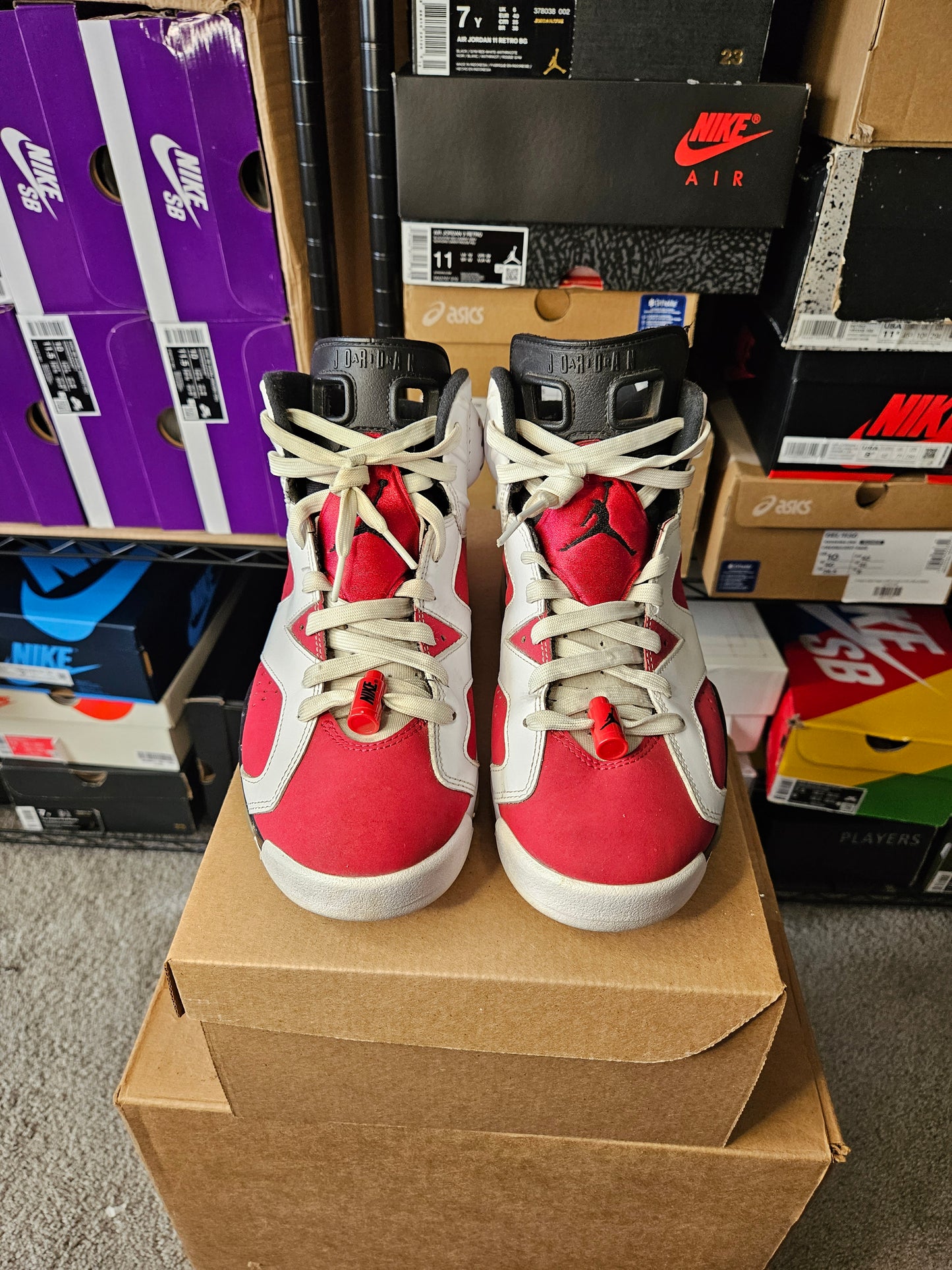 Size 8 - AJ 6 Retro OG Mid Carmine