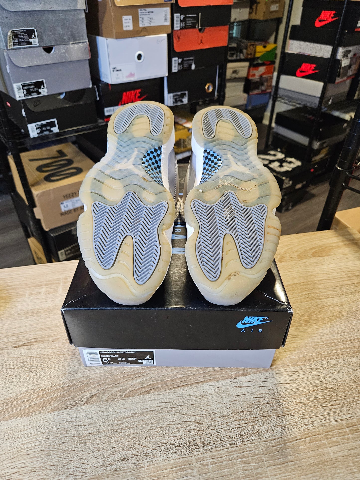 Size 8.5 - AJ 11 Retro Low Cement Grey