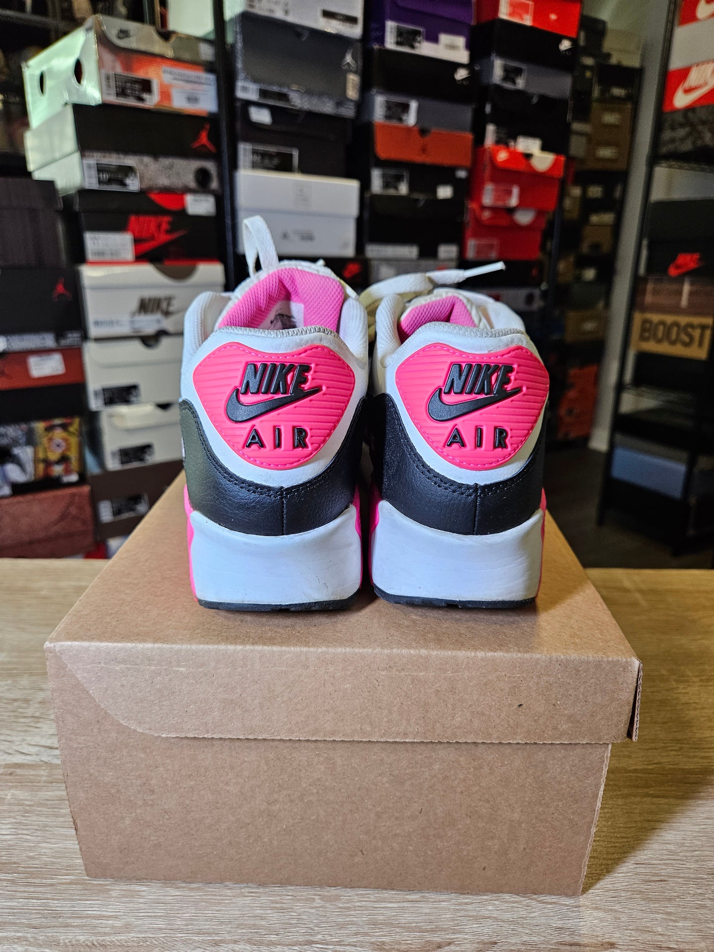 Size 7 - Nike Air Max 90 Pink & Blue