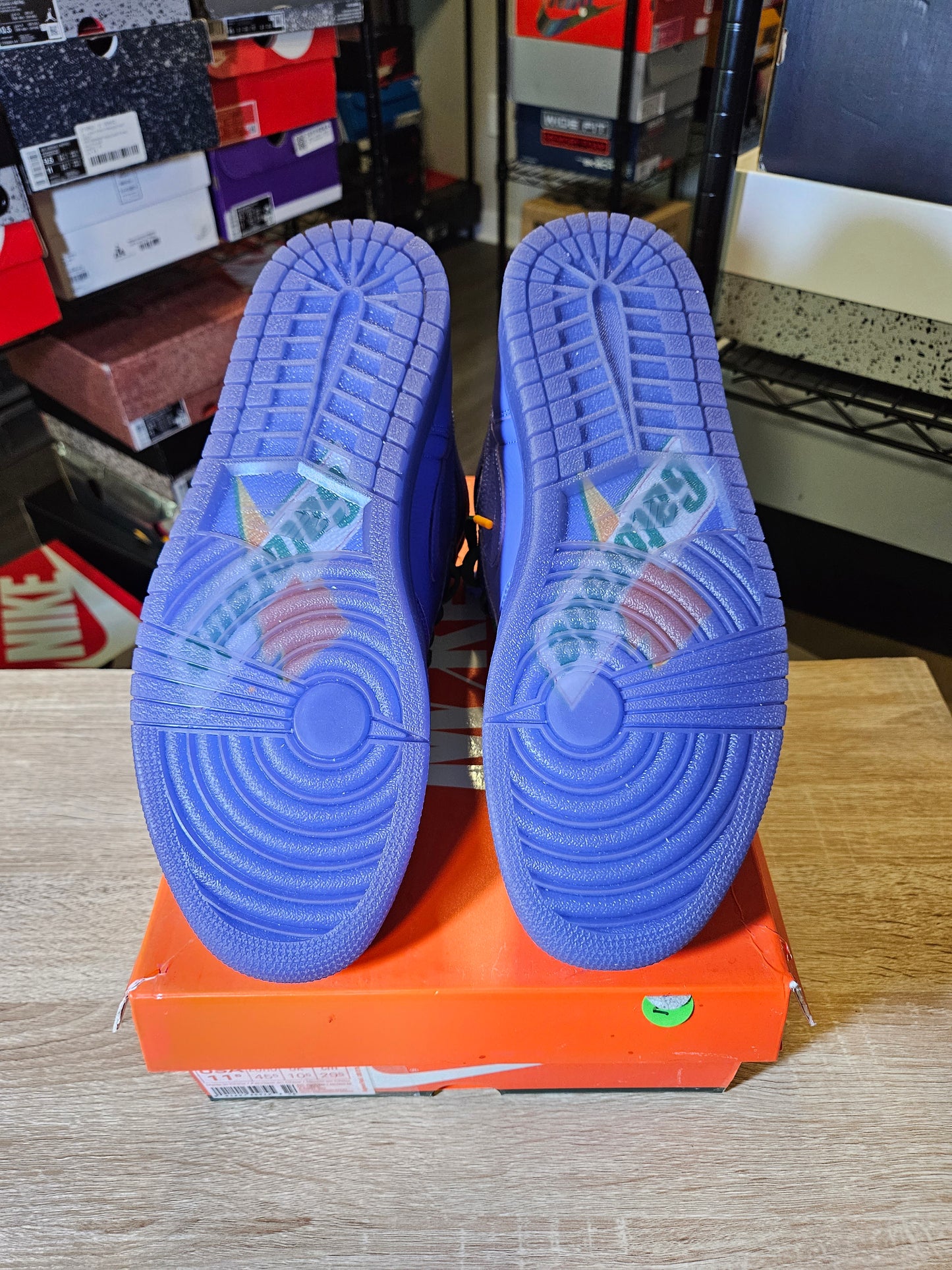 Size 11.5 - AJ 1 Retro OG G8RD High Rush Violet