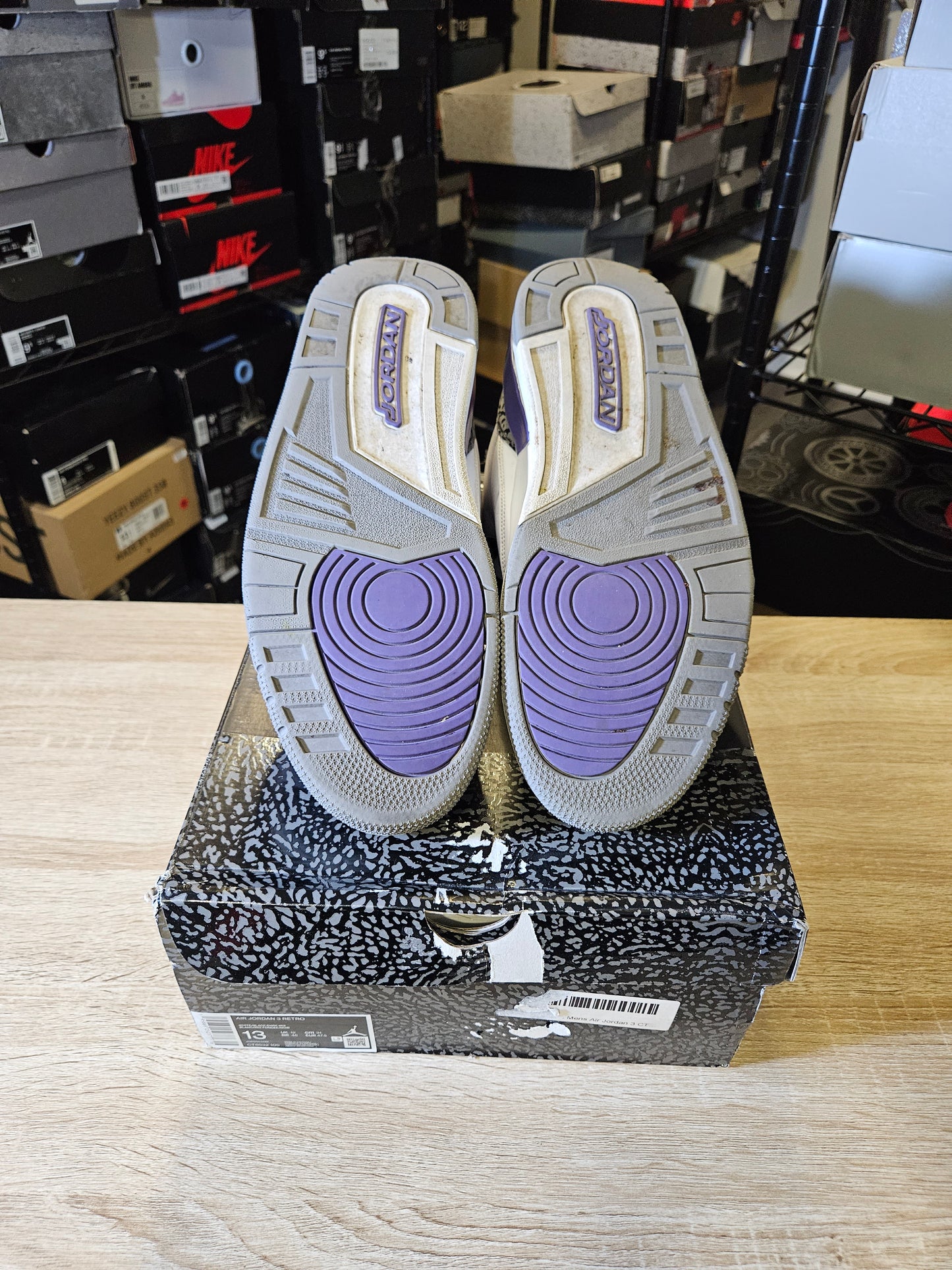 Size 13 - AJ 3 Retro Mid Dark Iris