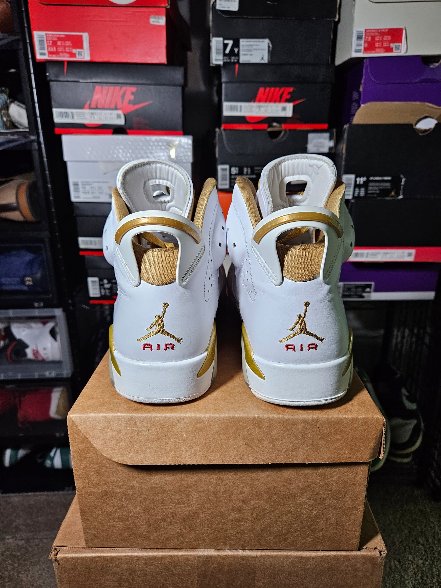 Size 9.5 - AJ 6 Golden Moments