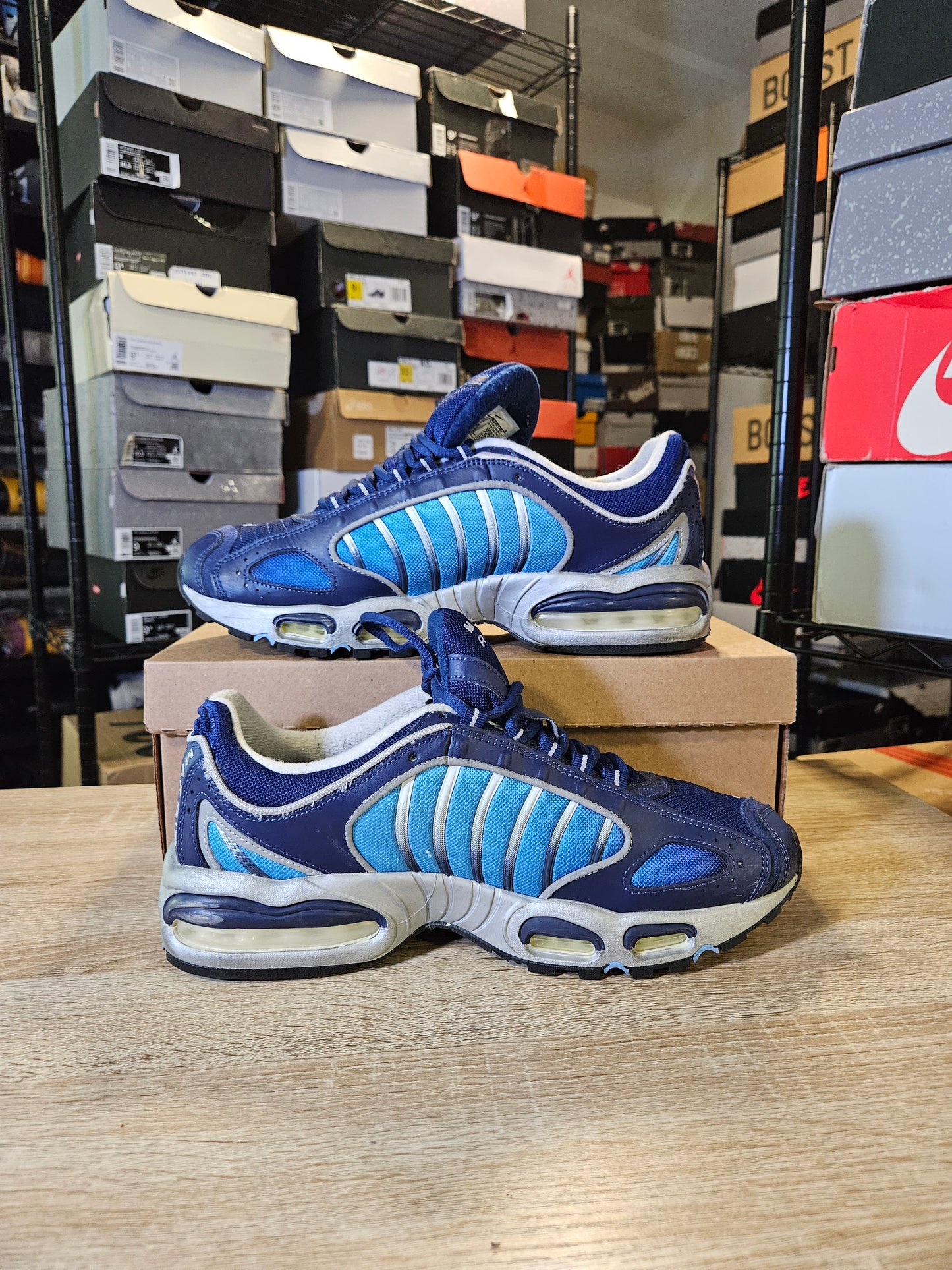 Size 11 - Air Max Tailwind 4 Blue Void Metallic Silver