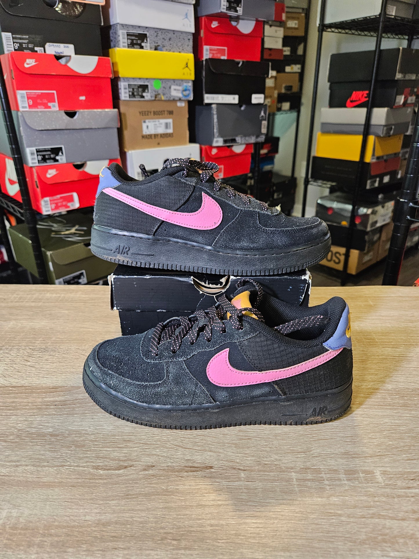 Size 6.5 -  Air Force 1 Low Black ACG