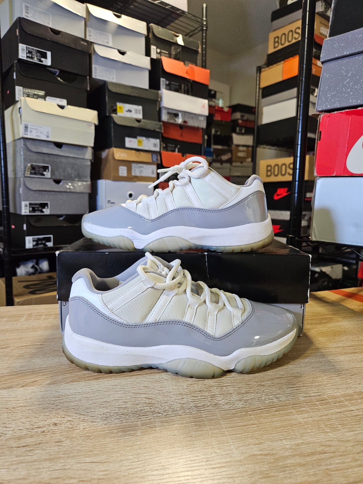 Size 8.5 - AJ 11 Retro Low Cement Grey