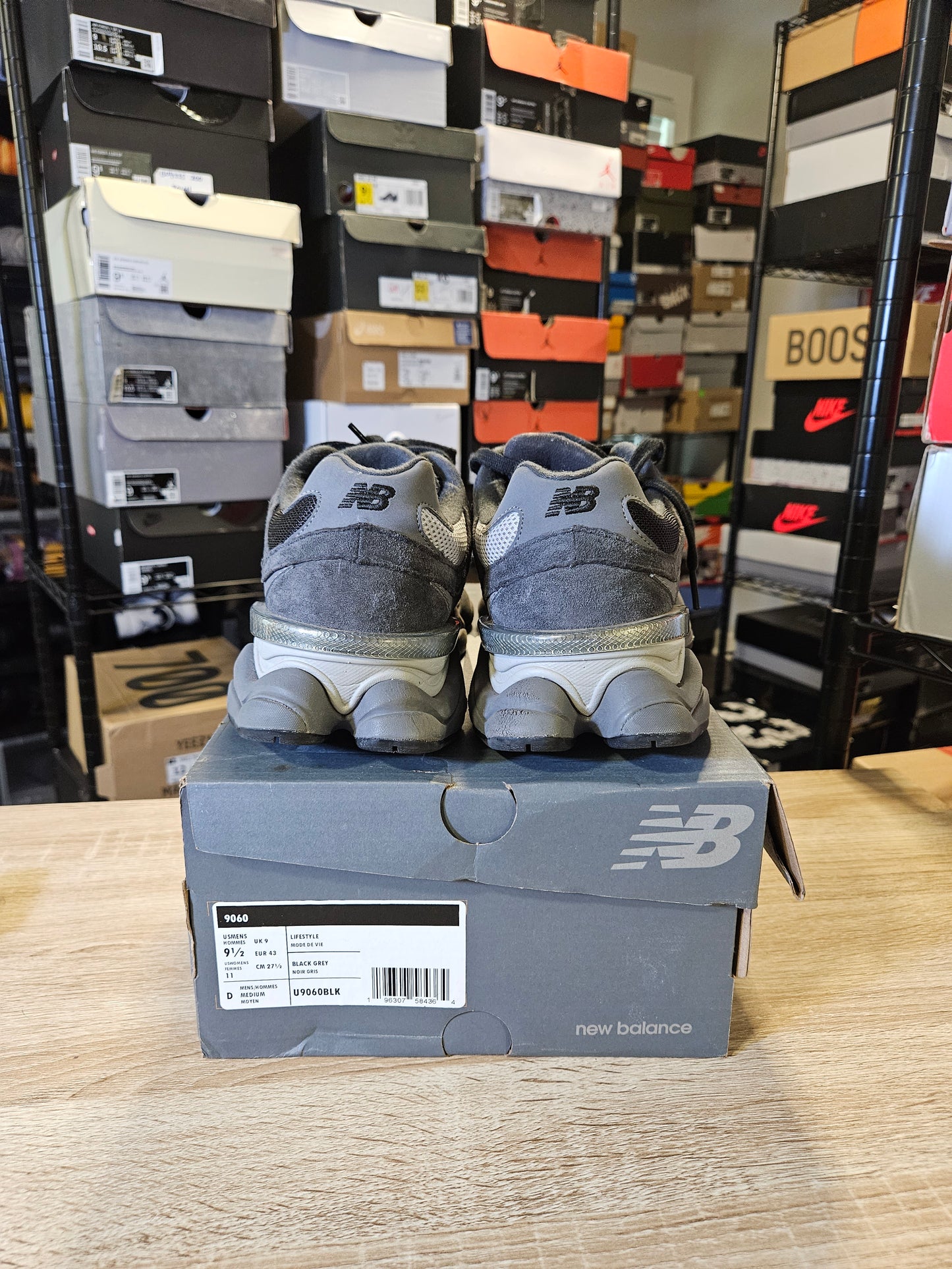 Size 9.5 - NB 9060 Black Castlerock