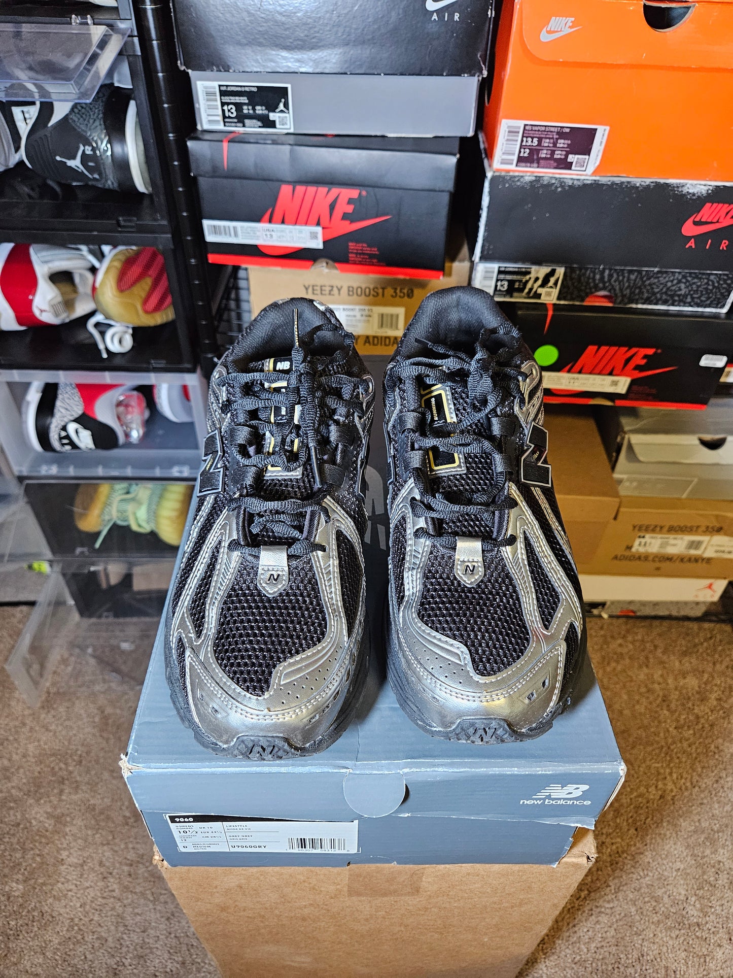 Size 10 - NB 1906R Black Grey White
