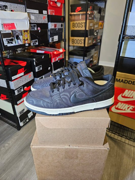 Size 11 - Dunk Low Black Canvas