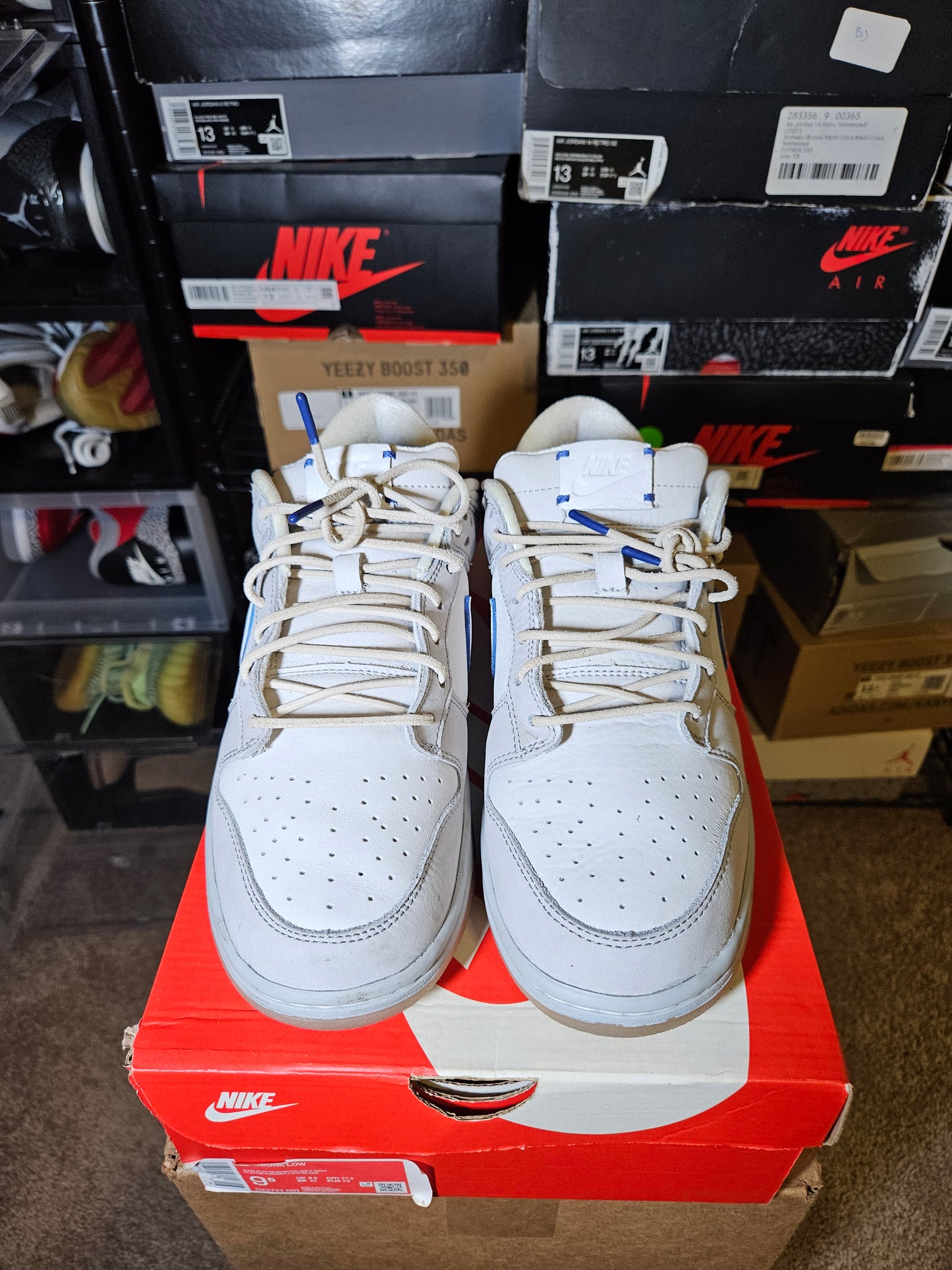 Size 9.5 - Dunk Low Wolf Grey Pure Platinum