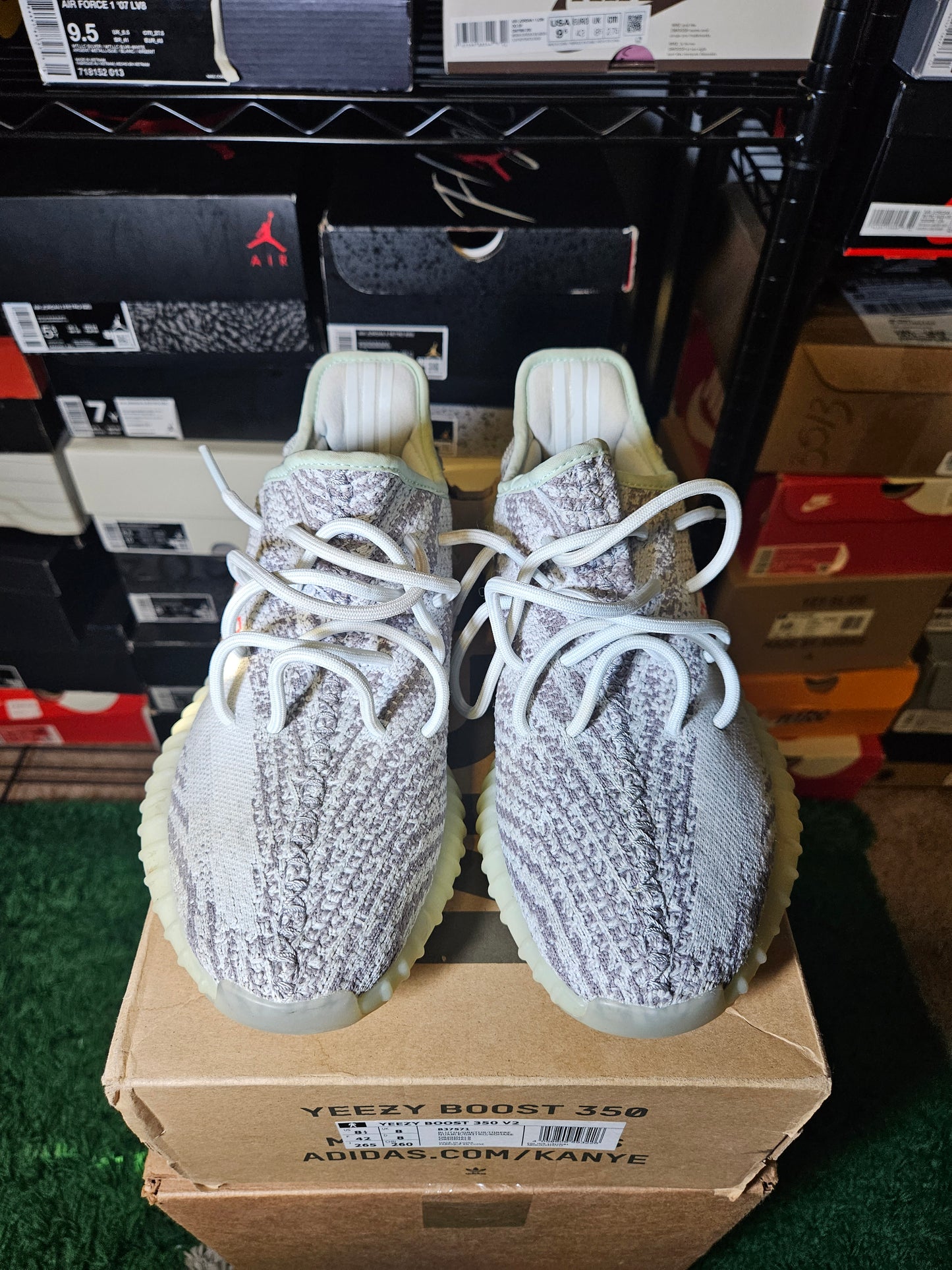 Size 8.5 - YZY 350 V2 Low Blue Tint